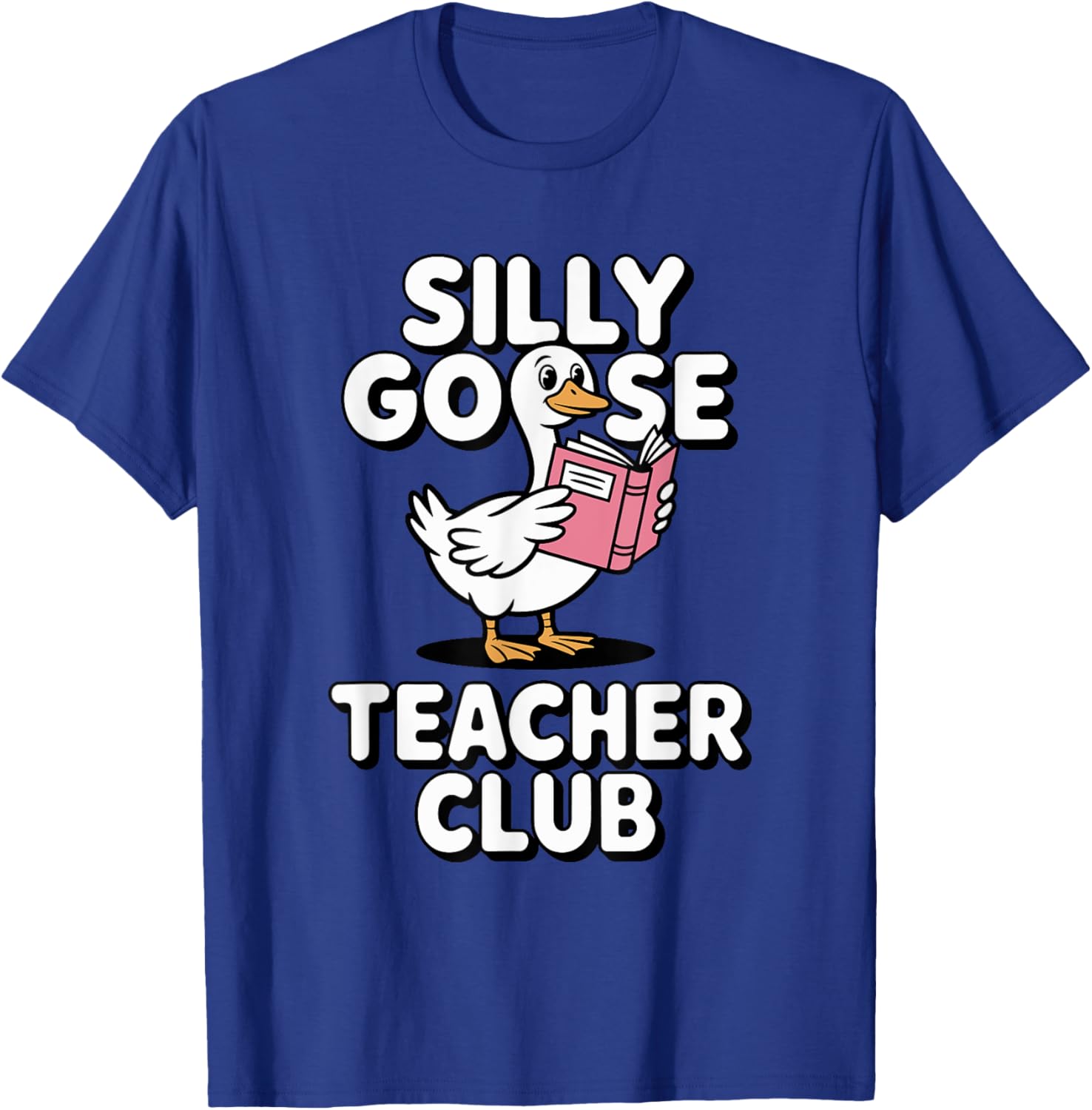 Silly Goose Teacher Club Fun Back to School Humor T-Shirt for Educators - 11