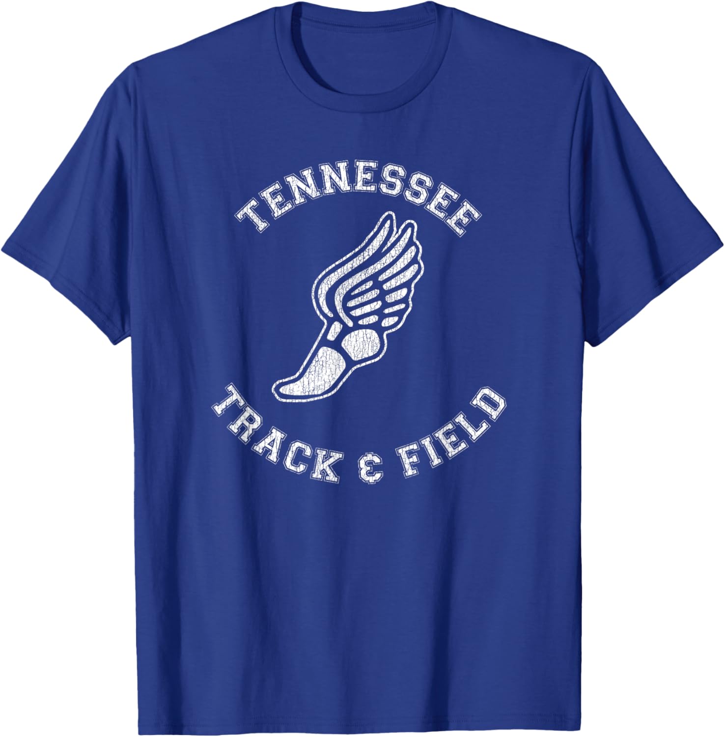 Tennessee Track and Field Retro Classic 80s Distressed T-Shirt - 20