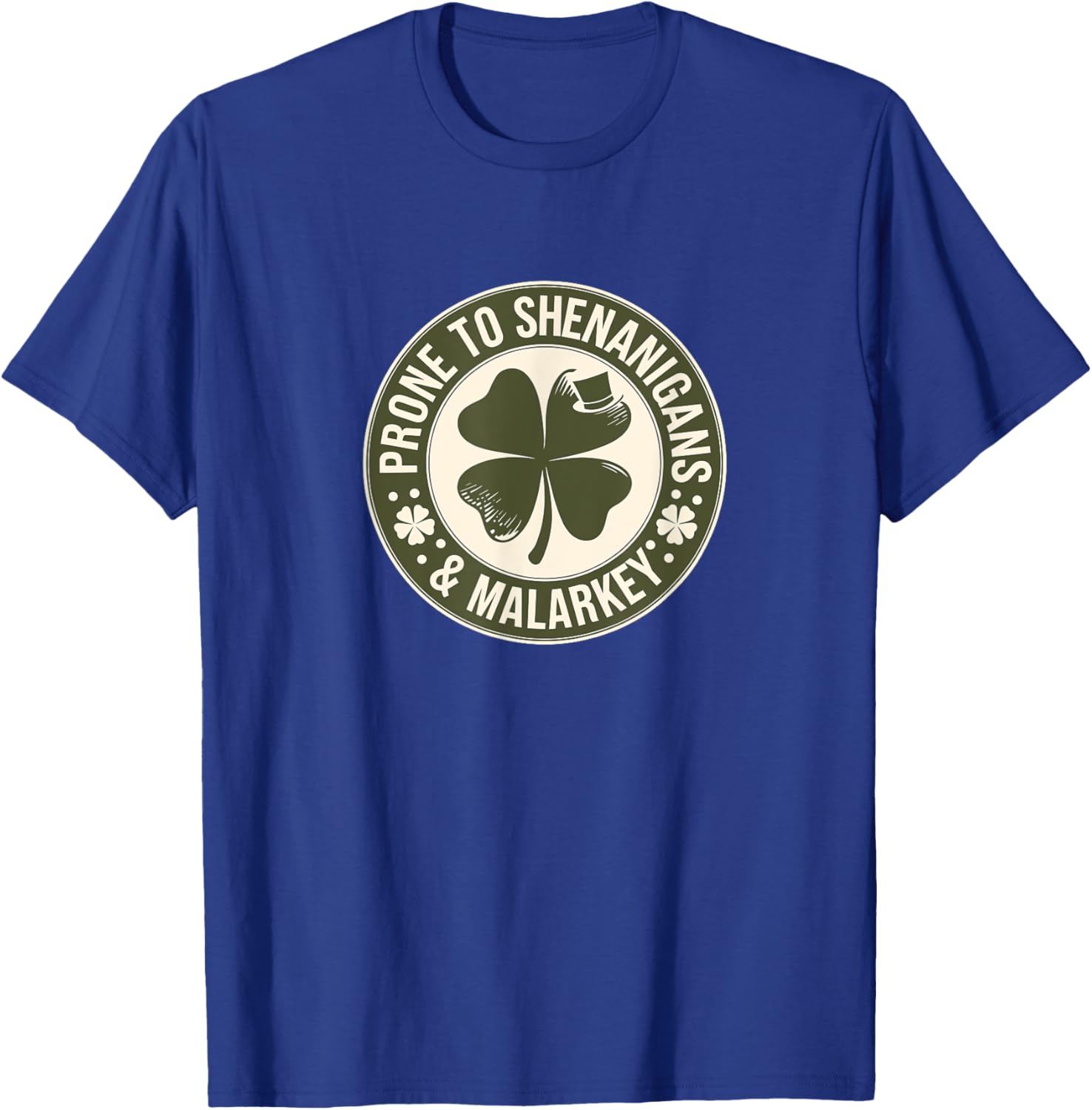 Prone to Shenanigans St Patrick's Day Clover T-Shirt for Fun Celebrations - 8