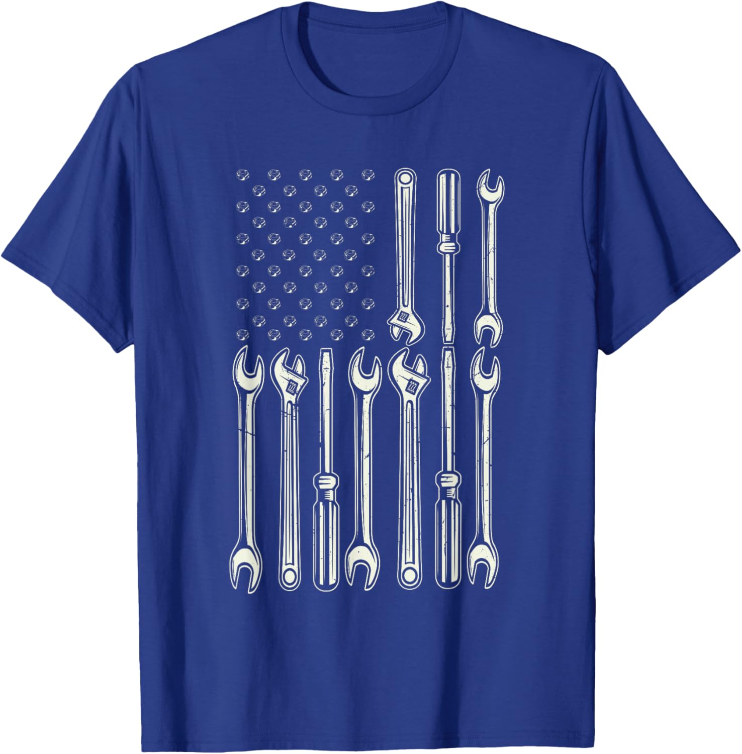 Patriotic Mechanic USA Flag T-Shirt for Men - Perfect Gift for Gearheads - 9