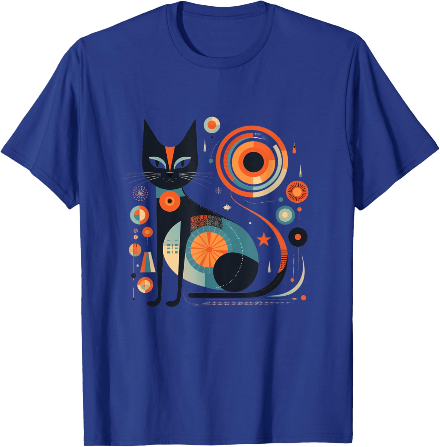 Vintage Retro Atomic Cat T-Shirt for Men, Women, and Kids - 17