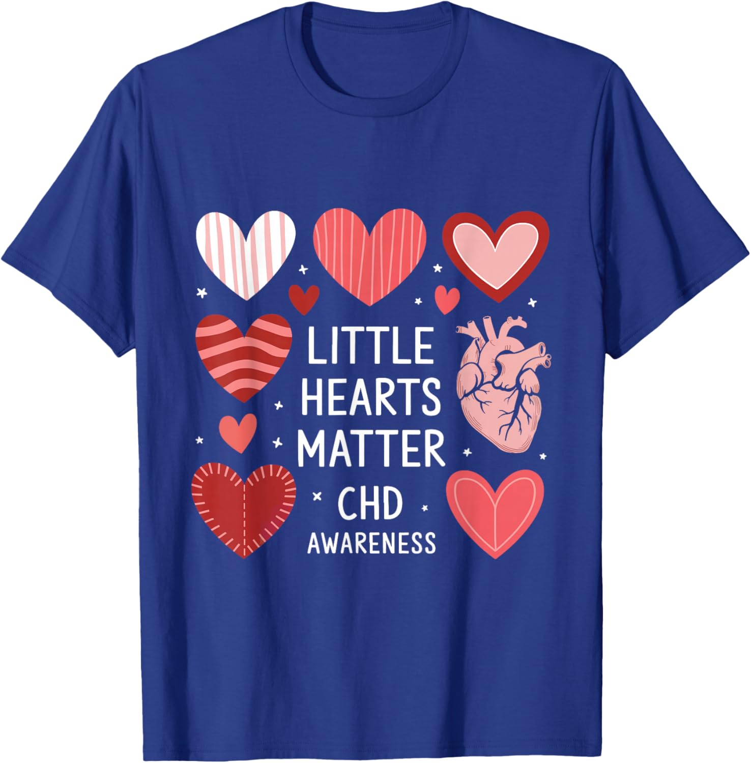 Heart Anatomy Valentine T-Shirt for CHD Awareness - Love with Purpose - 12