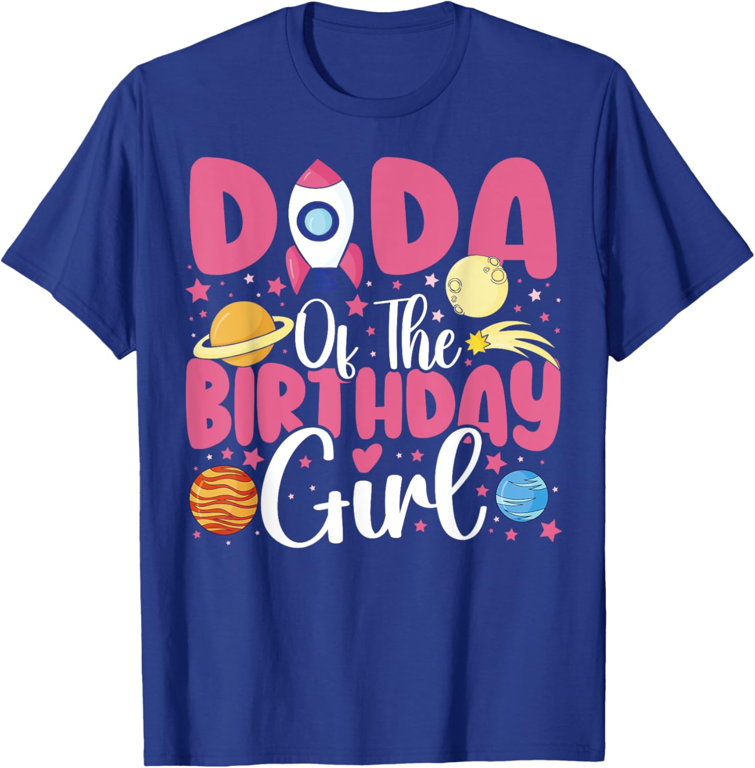 Birthday Girl Astronaut Family T-Shirt for Fun Celebrations - 13