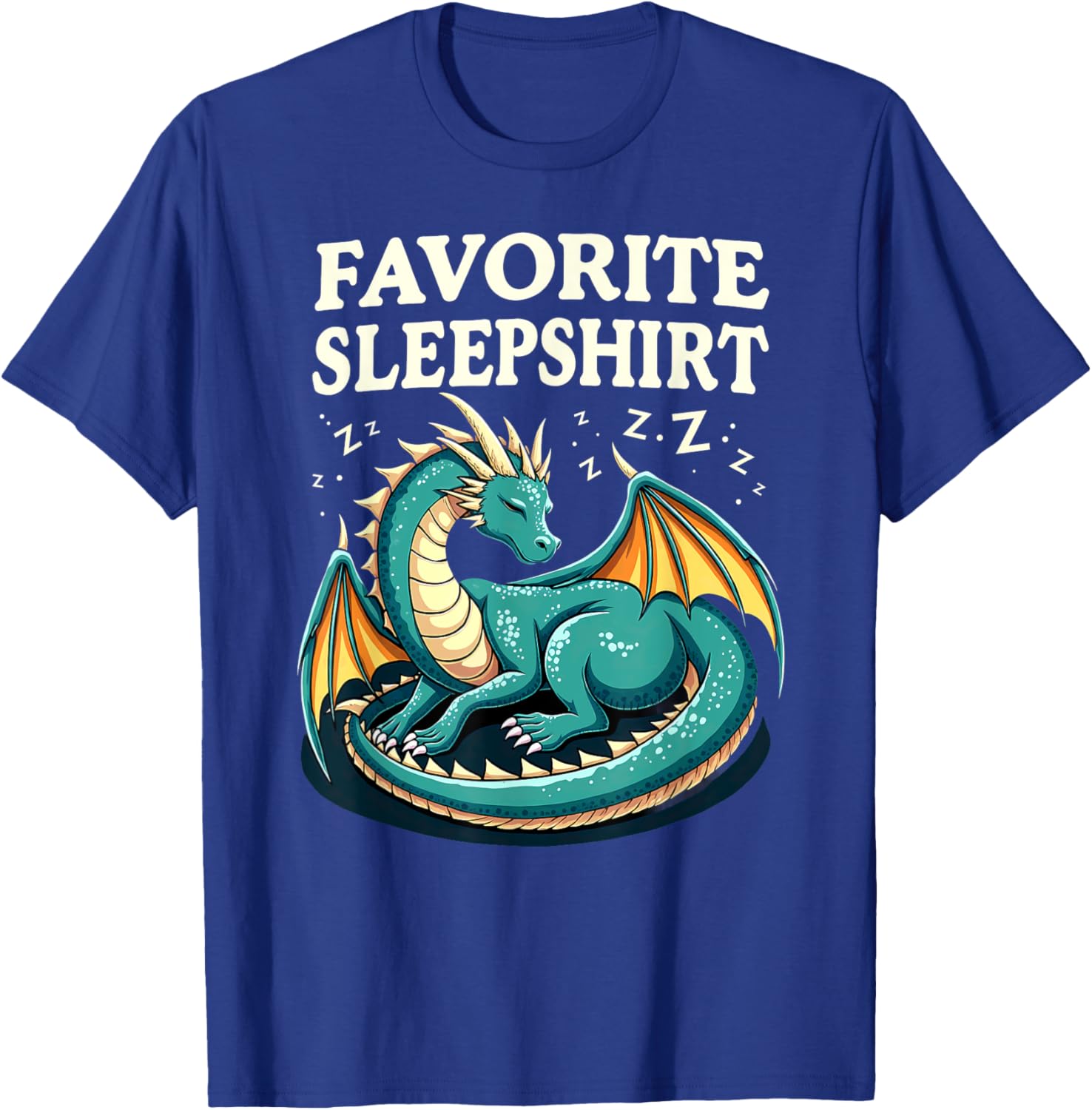 Cozy Sleeping Dragon Favorite Sleepshirt T-Shirt for Ultimate Comfort - 1