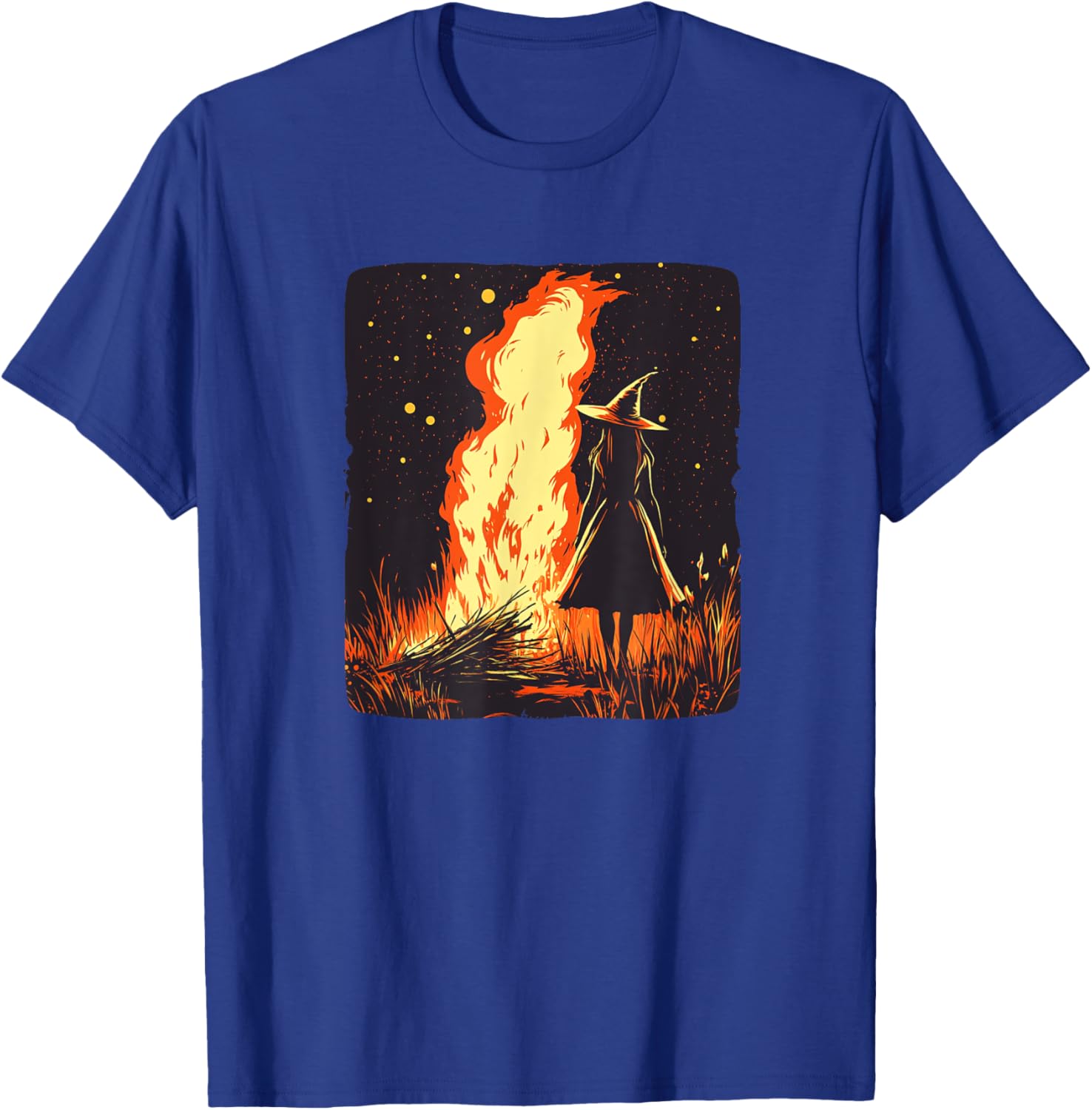 Spellbinding Witch and Bonfire Magic T-Shirt for Enchanting Nights - 20