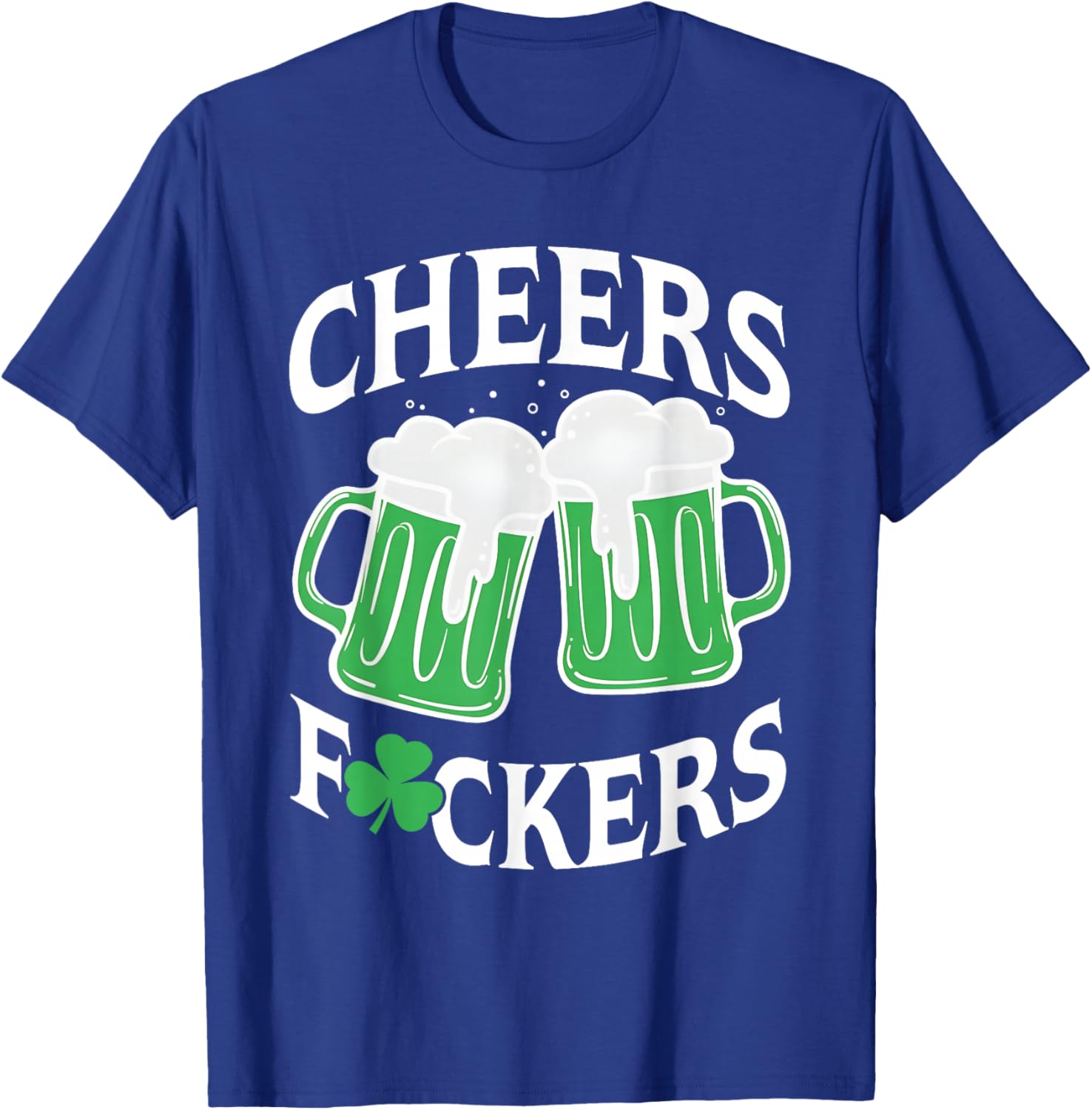 Funny St Patricks Day T-Shirt Cheers Shamrock Design for Party Fun - 28