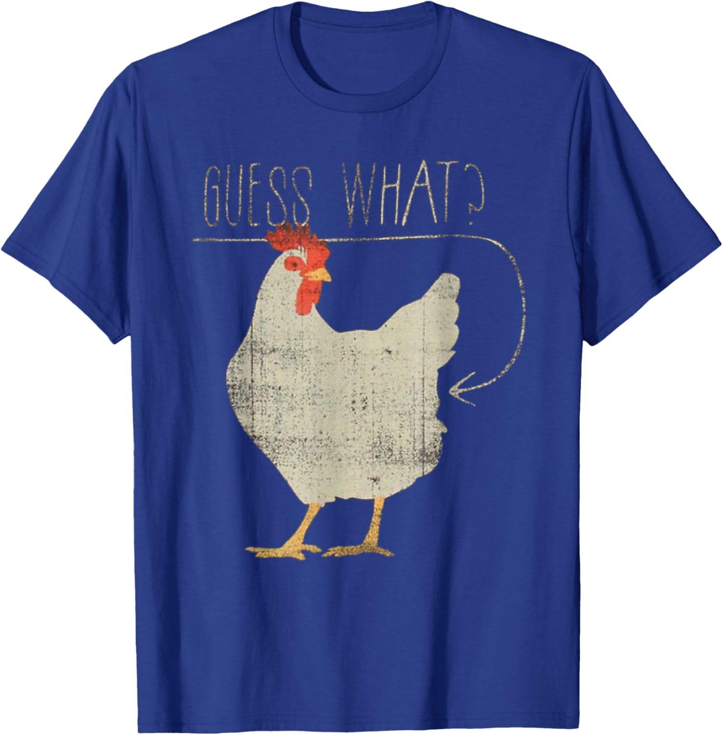 Funny Chicken Meme T-Shirt Guess What Chicken Butt Humor Apparel - 16