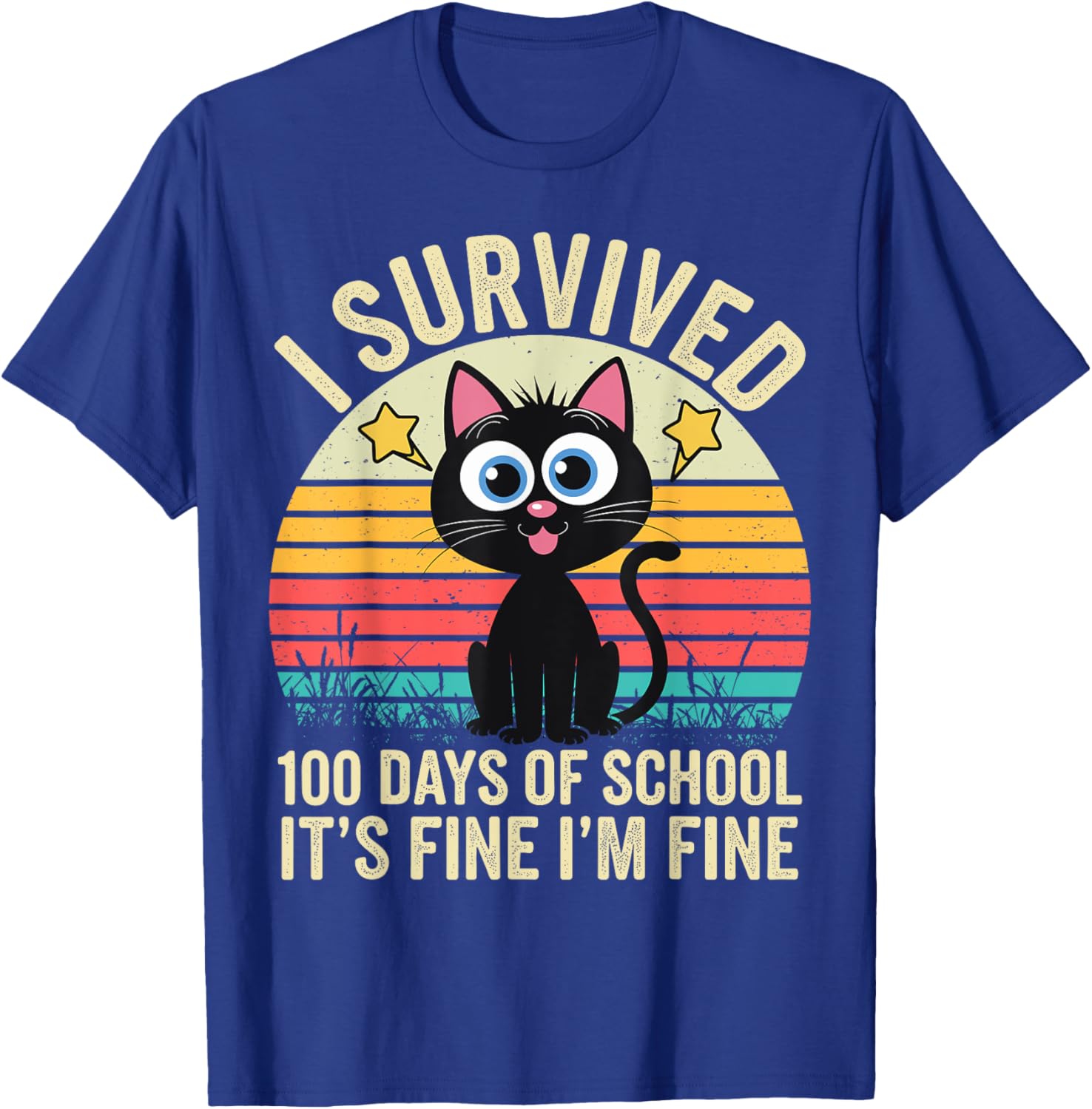 I Survived 100 Days of School T-Shirt for Kids - Fun and Stylish! - 5