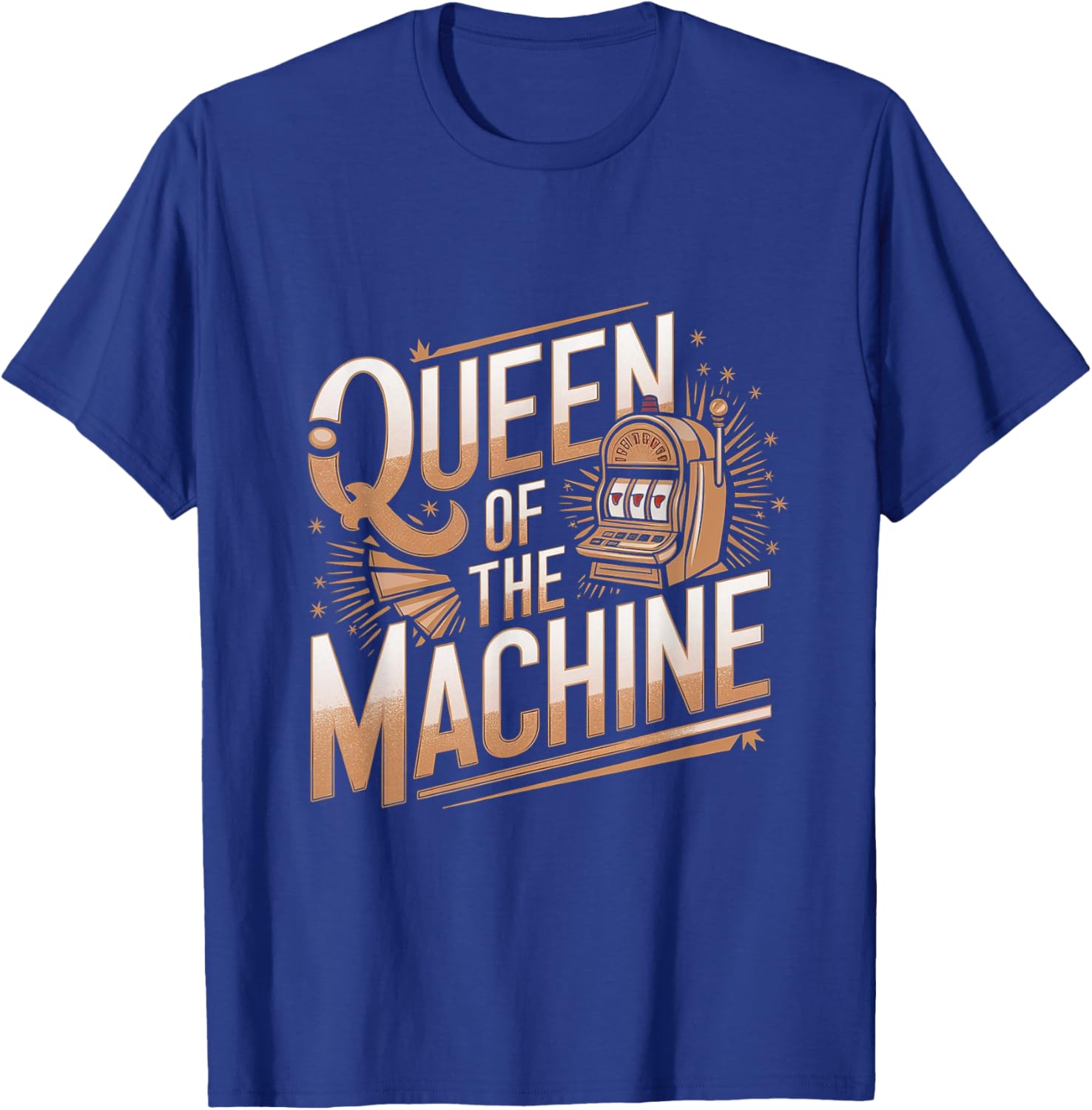 Queen of the Machine Funny Slot Machine Casino T-Shirt for Fun Lovers - 8