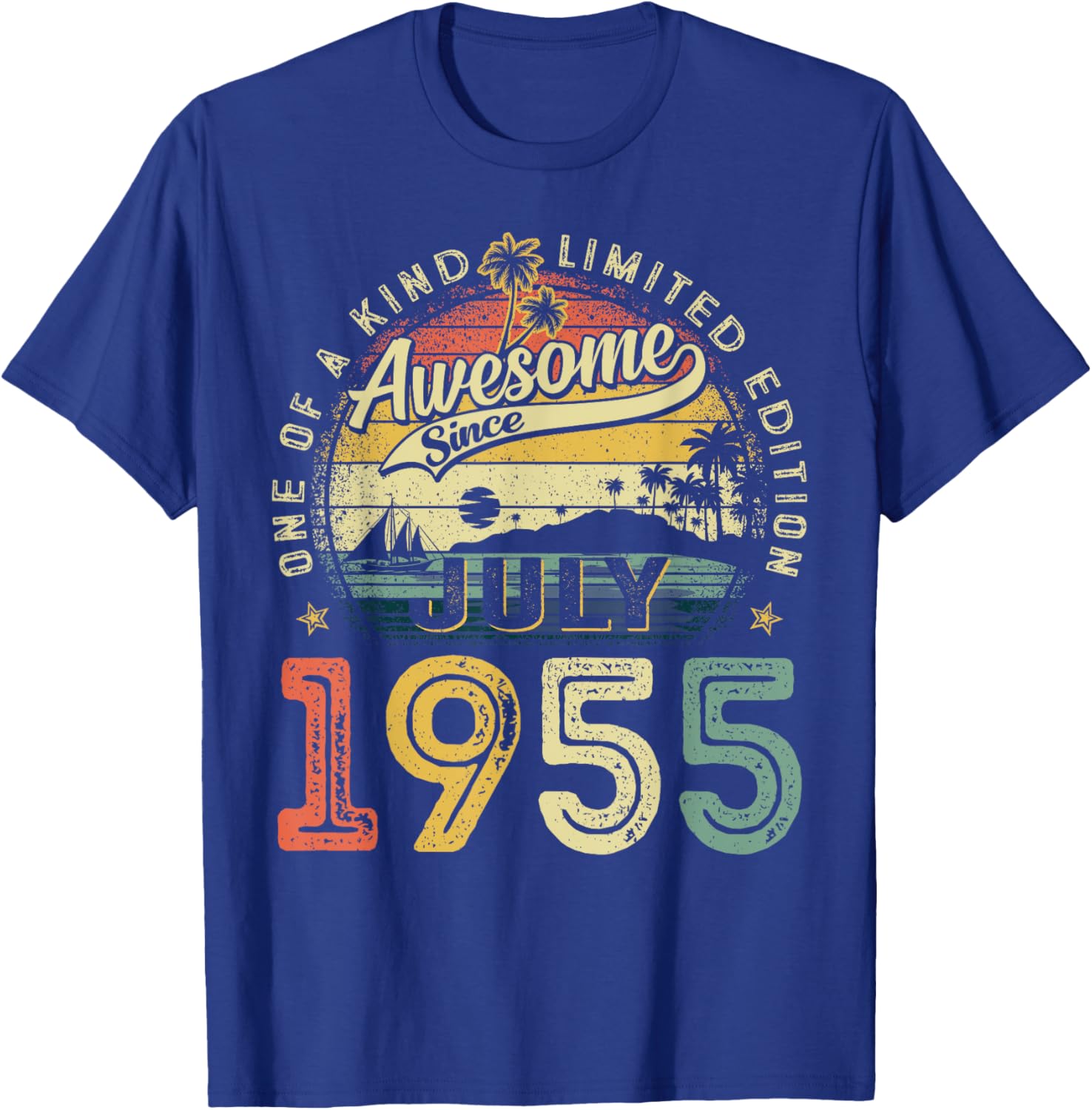 Vintage 70th Birthday T-Shirt for Men Born in July 1955 - Perfect Gift! - 6