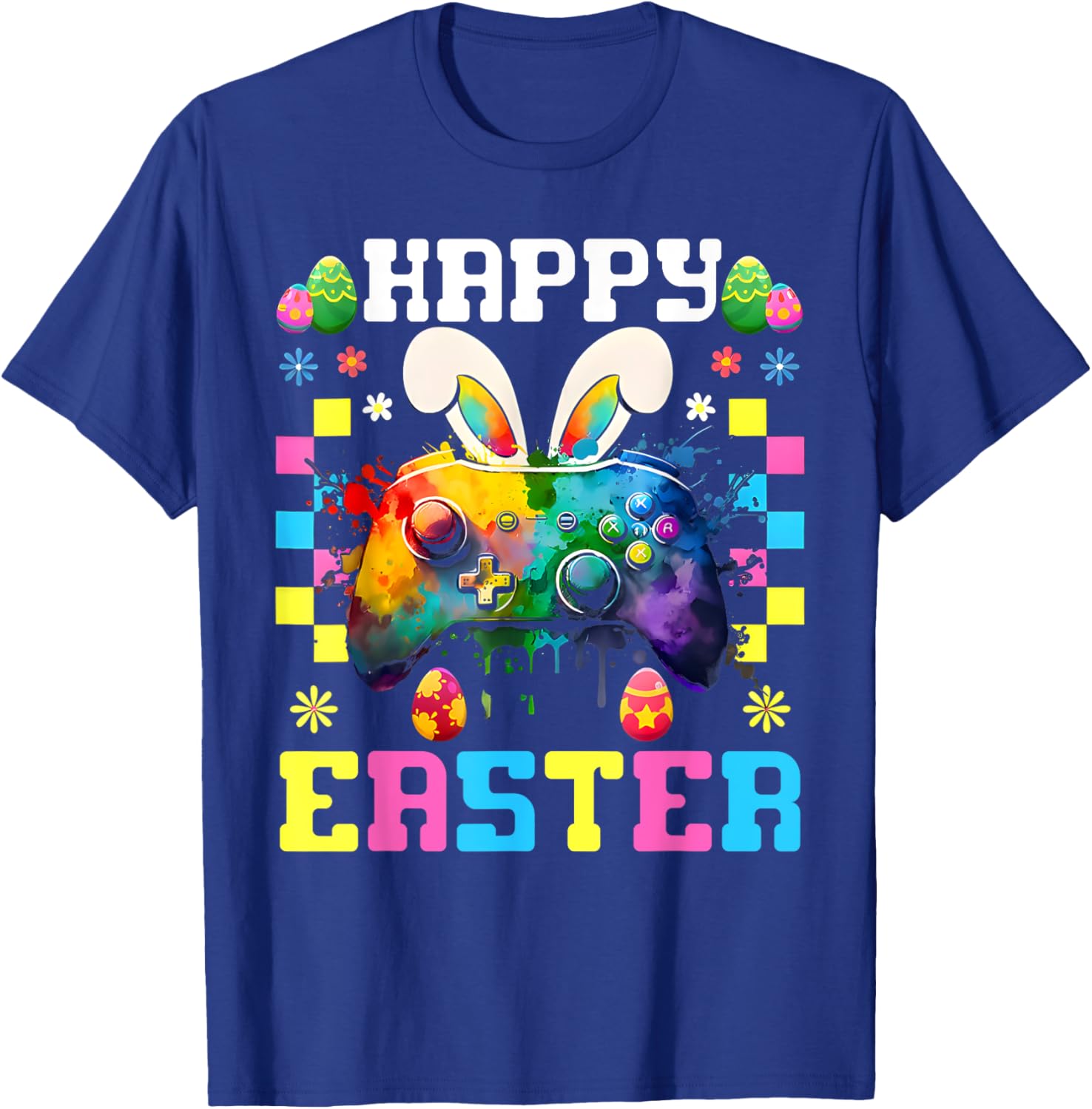 Easter Bunny Gamer T-Shirt for Boys and Girls Fun Video Game Apparel - 16