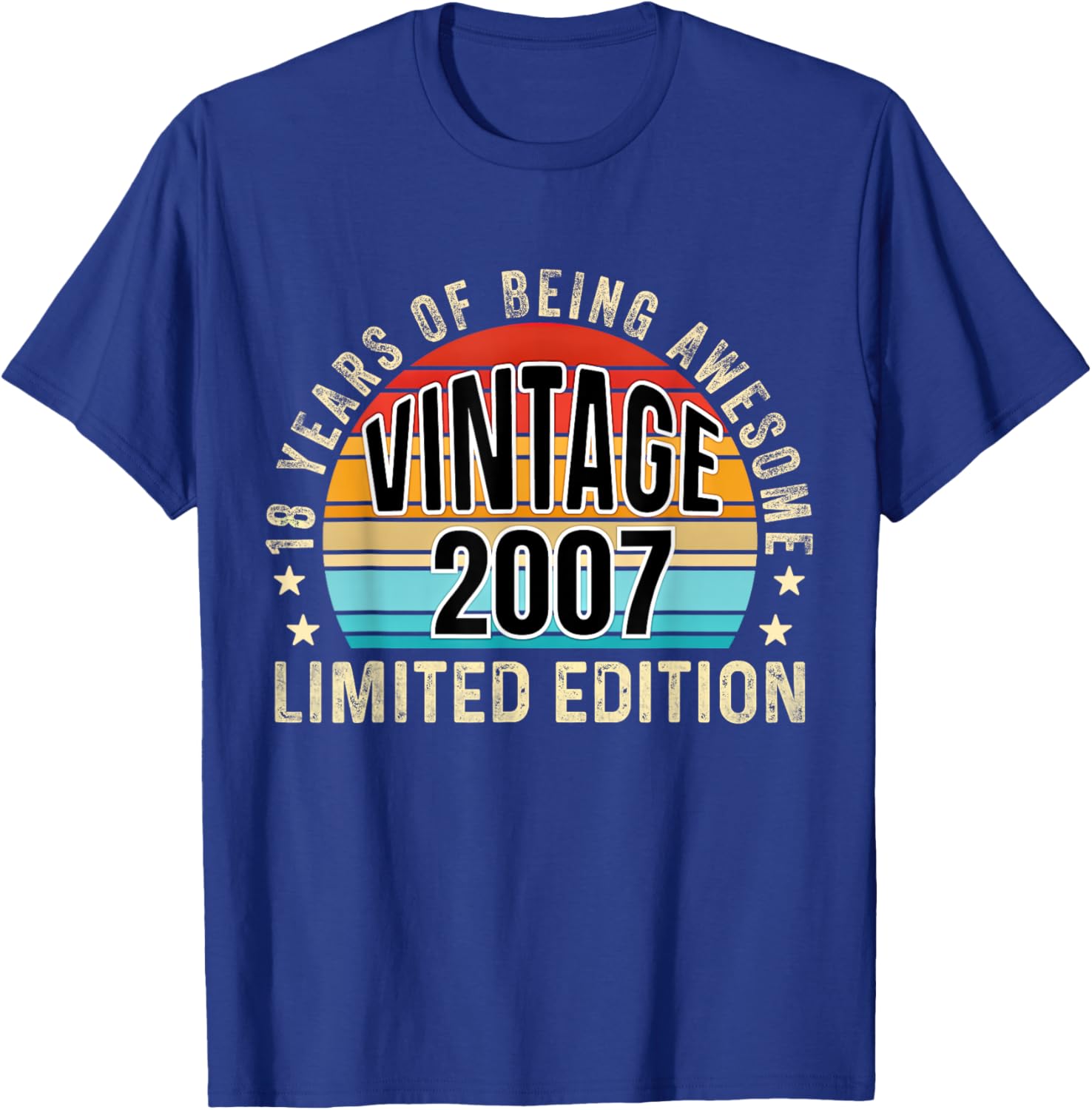 Vintage 2007 Limited Edition 18th Birthday T-Shirt for Celebrations - 4