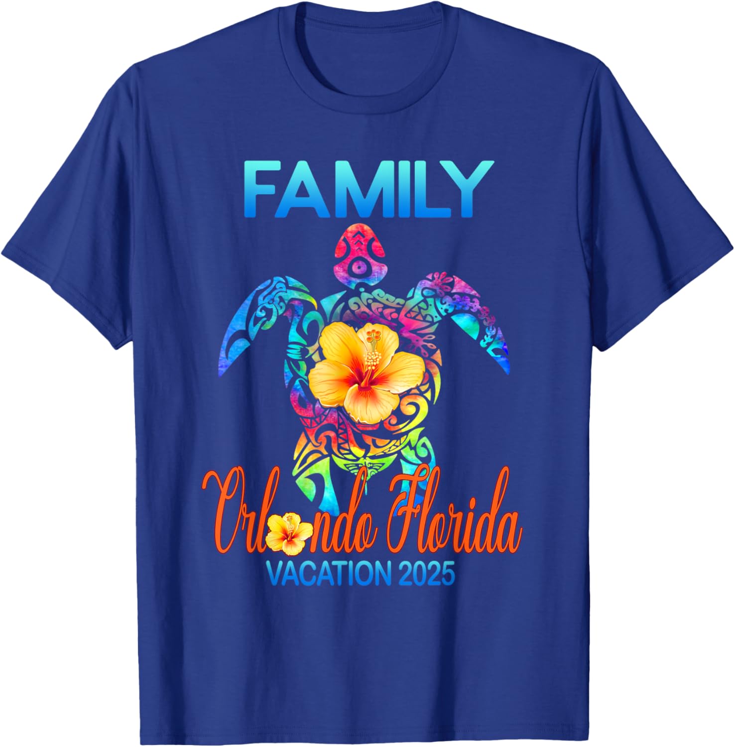 Family Orlando Florida Vacay 2025 Tie Dye T-Shirt for Fun Adventures - 8