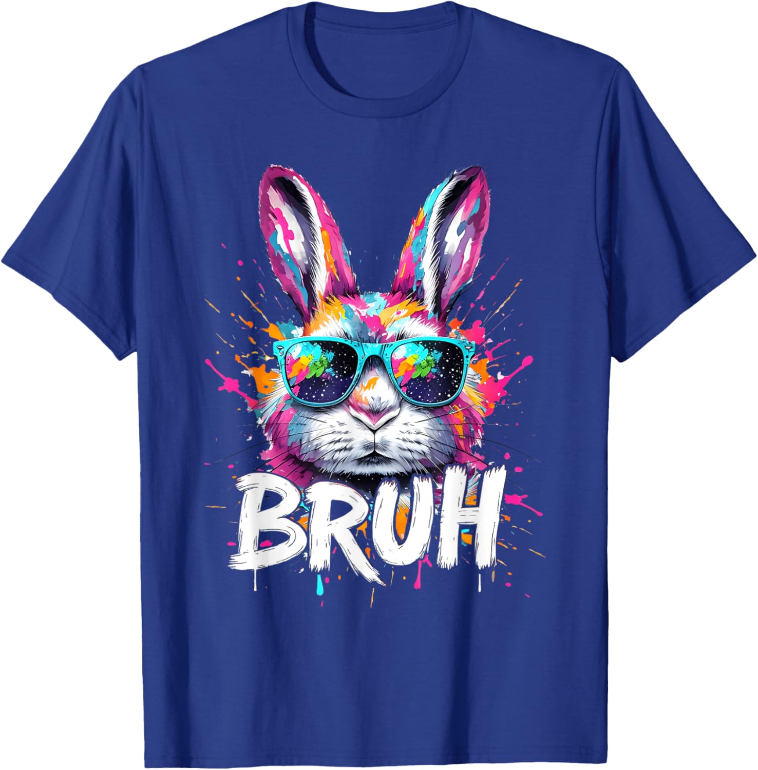 Funny Colorful Easter Bunny Eggs T-Shirt for Boys and Kids - 10