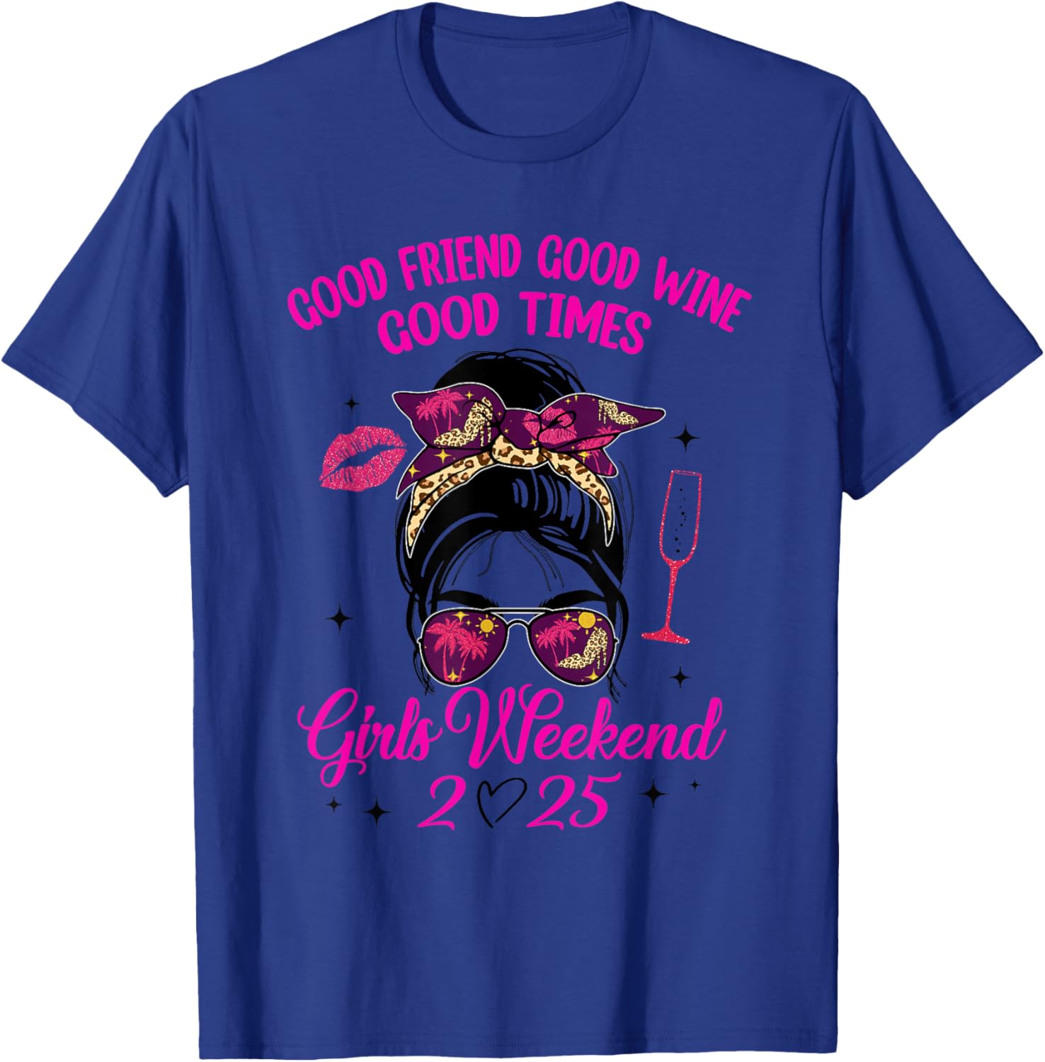 Girls Weekend 2025 Wine Vacay T-Shirt for Best Friends Trip Fun - 4