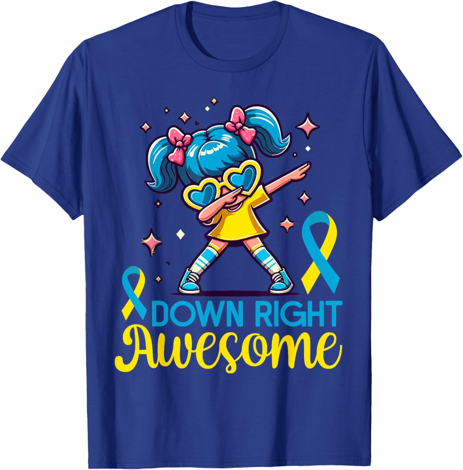 Down Syndrome Awareness Day Awesome Girls Women's T-Shirt for Support - 12