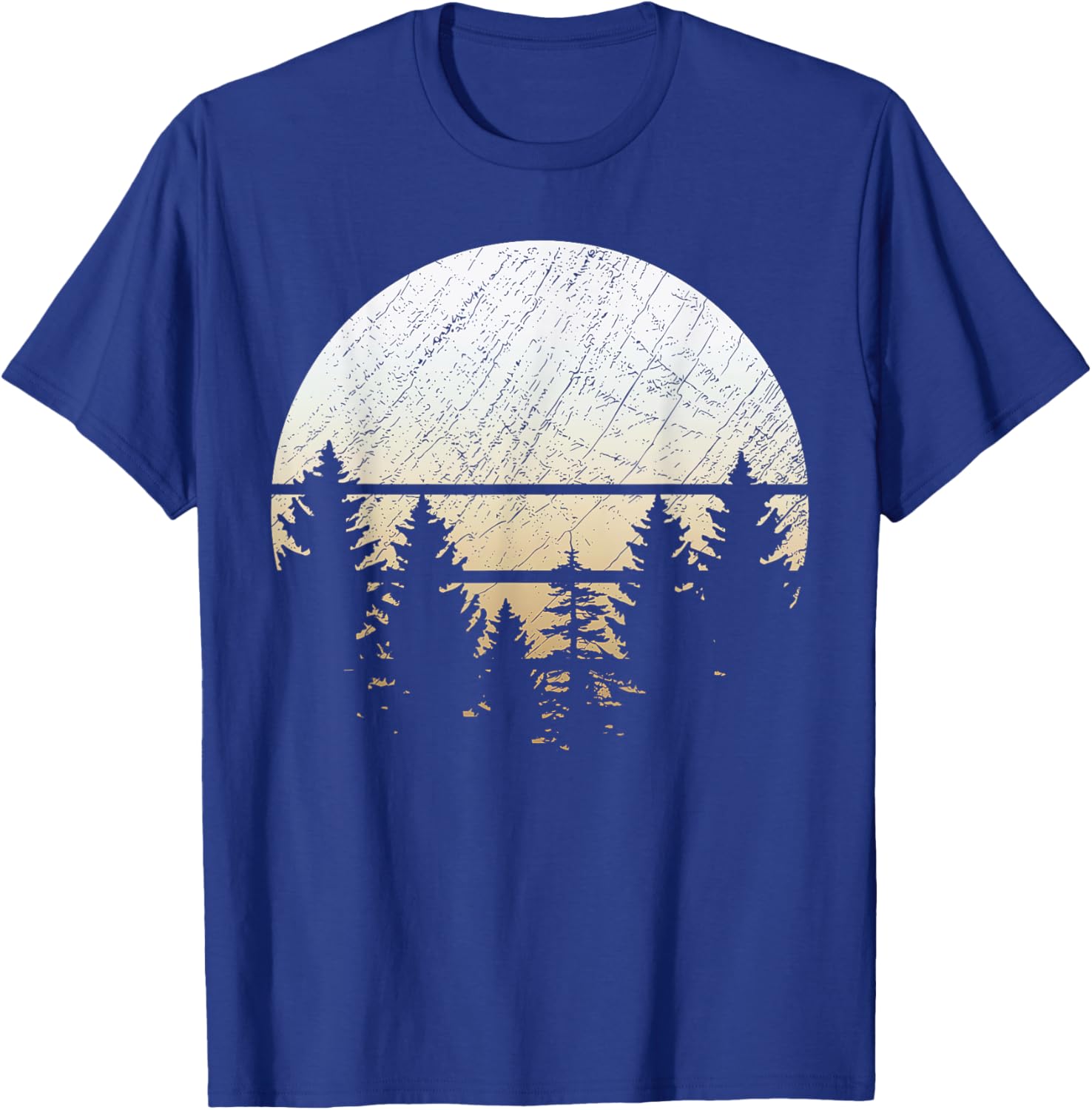 Retro Wildlife Trees Hiking T-Shirt for Nature Lovers and Adventurers - 4