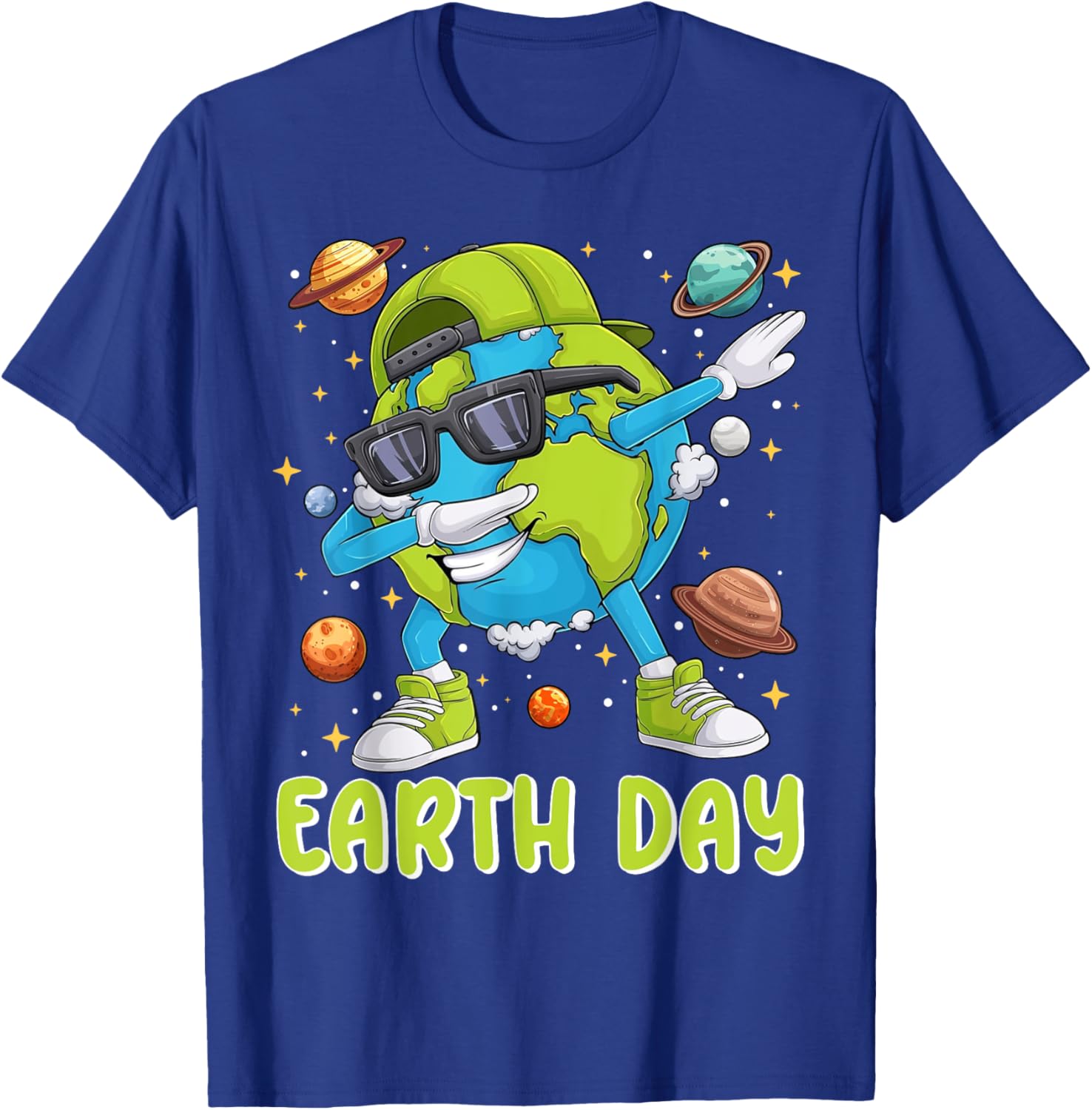 Cute Dabbing Earth Day 2025 T-Shirt for Kids and Toddlers - 15
