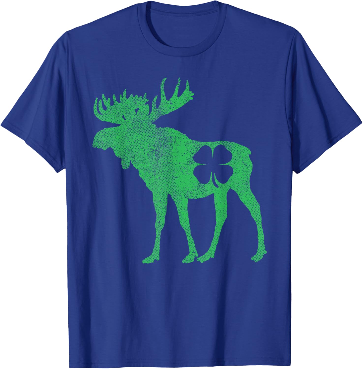 Funny Moose Shamrock St Patricks Day T-Shirt for Irish Celebration - 4