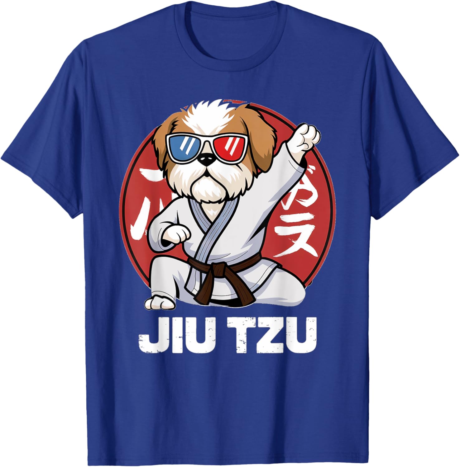 Cute Shih Tzu Jitsu T-Shirt - Funny Kawaii Anime Jiu Jitsu Love Tee - 4