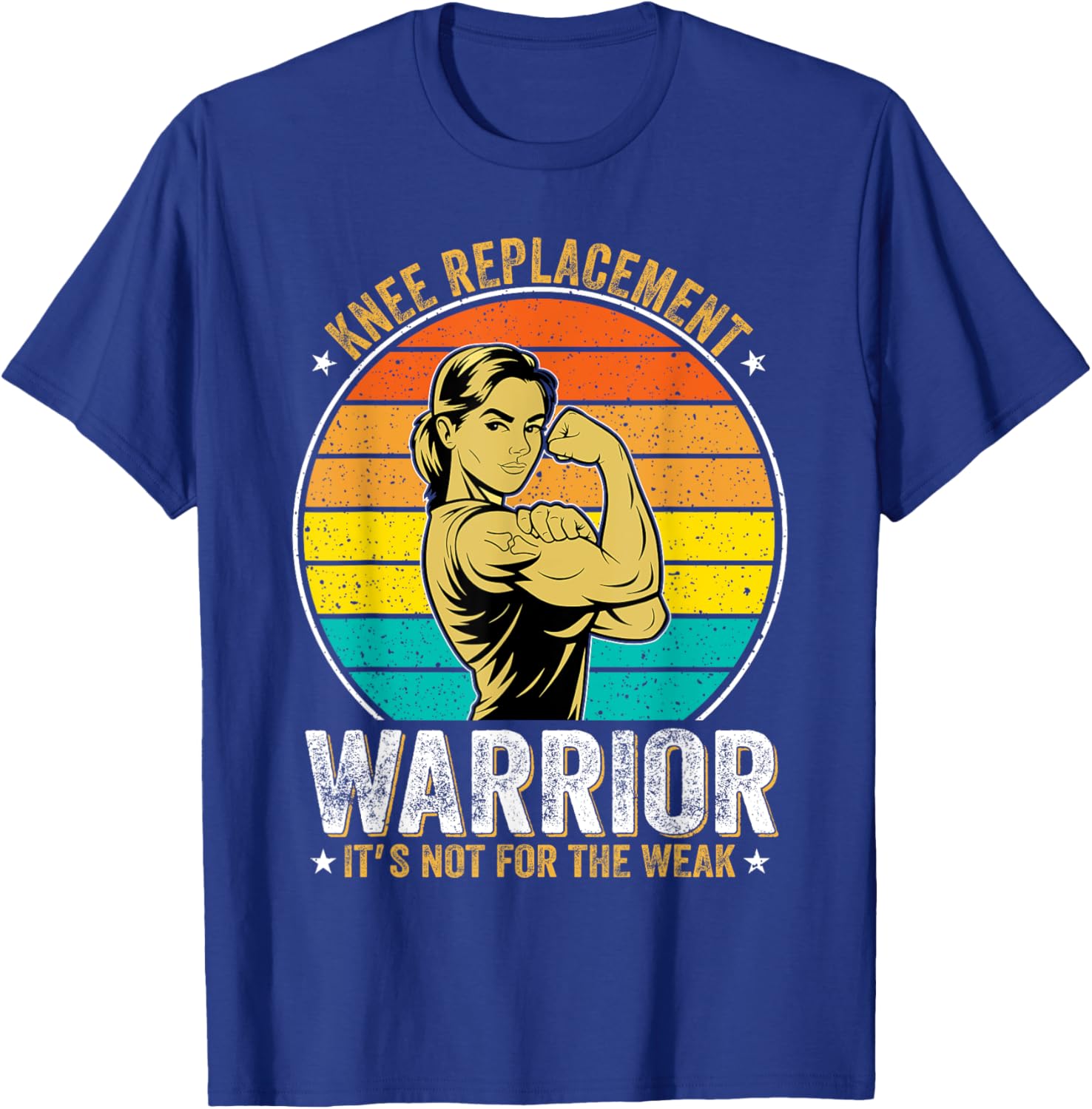 Knee Replacement Warrior Strong Women T-Shirt Empowering Apparel - 11