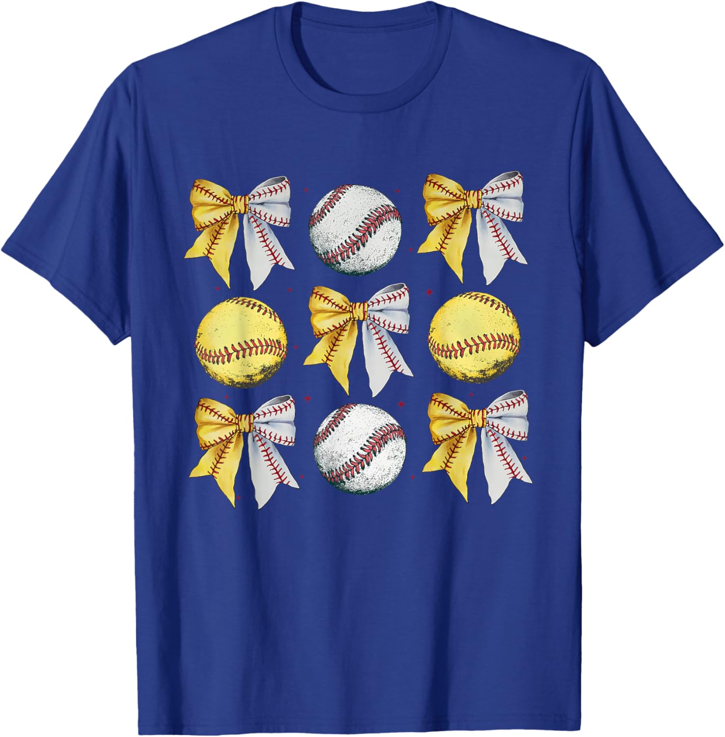 Coquette Bow Baseball Softball Game Day Mom T-Shirt for Women - 11
