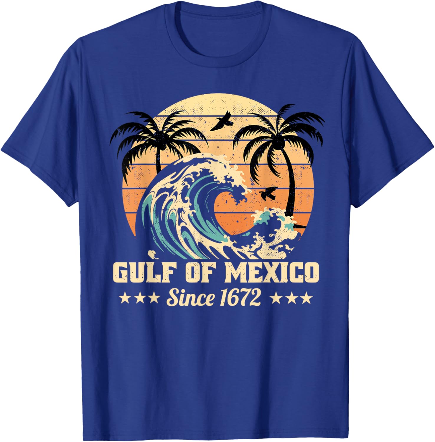 Vintage Gulf of Mexico T-Shirt Since 1672 Stylish and Unique Apparel - 5