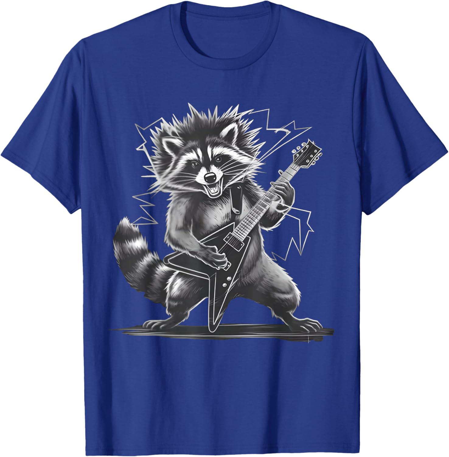 Funny Raccoon Rock and Roll T-Shirt for Men, Women, and Kids - 28