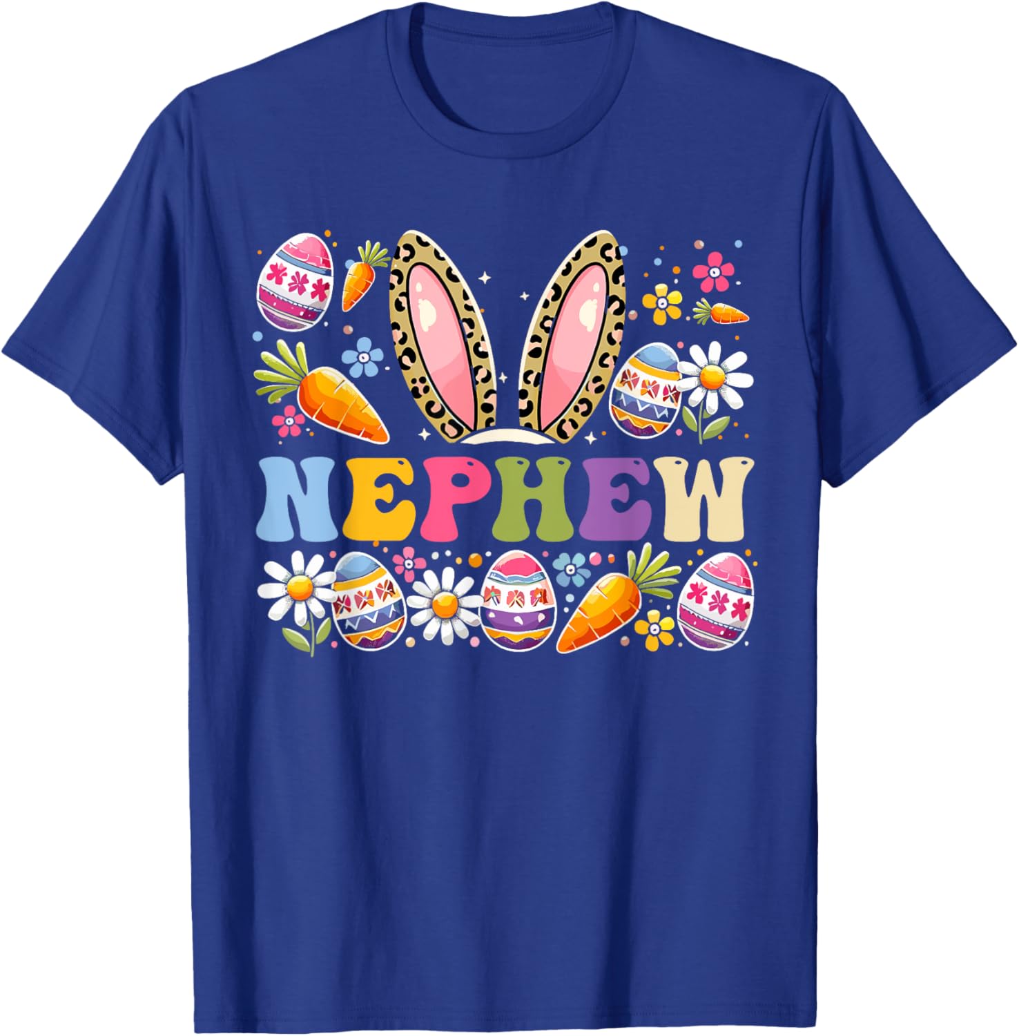 Cute Nephew Easter Rabbit Ears T-Shirt Perfect for Easter Celebrations - 3