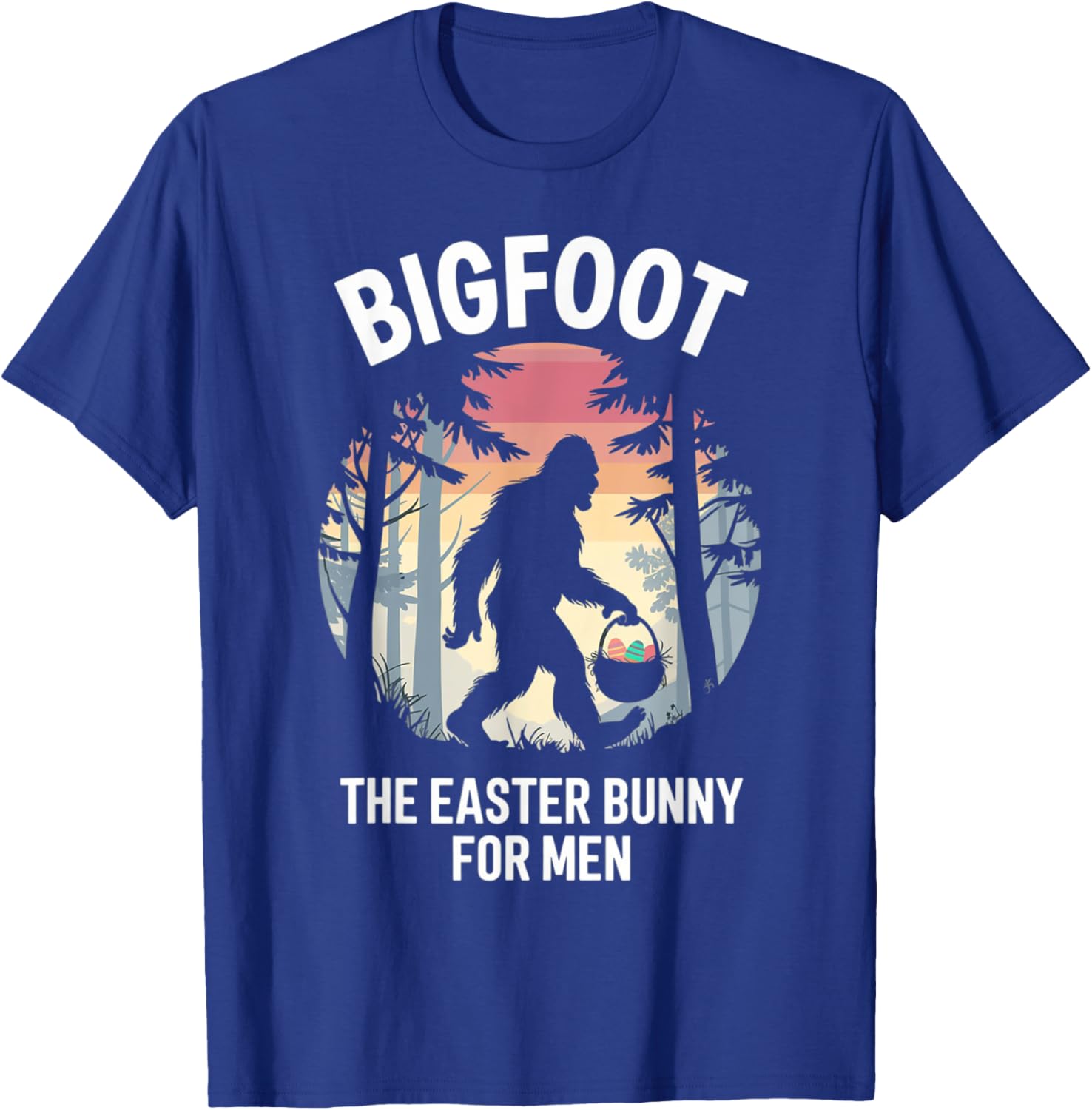 Funny Bigfoot Easter Bunny T-Shirt for Unique Holiday Style - 1