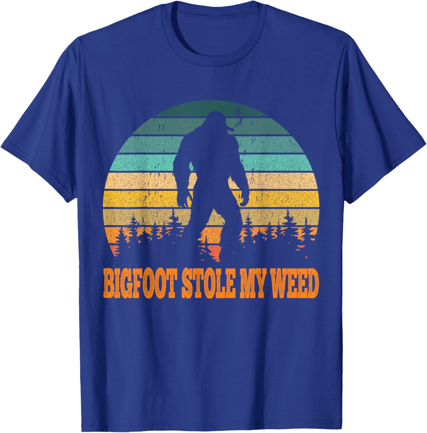 Vintage Bigfoot Stole My Weed Funny T-Shirt for Men - Perfect Gift Idea - 2