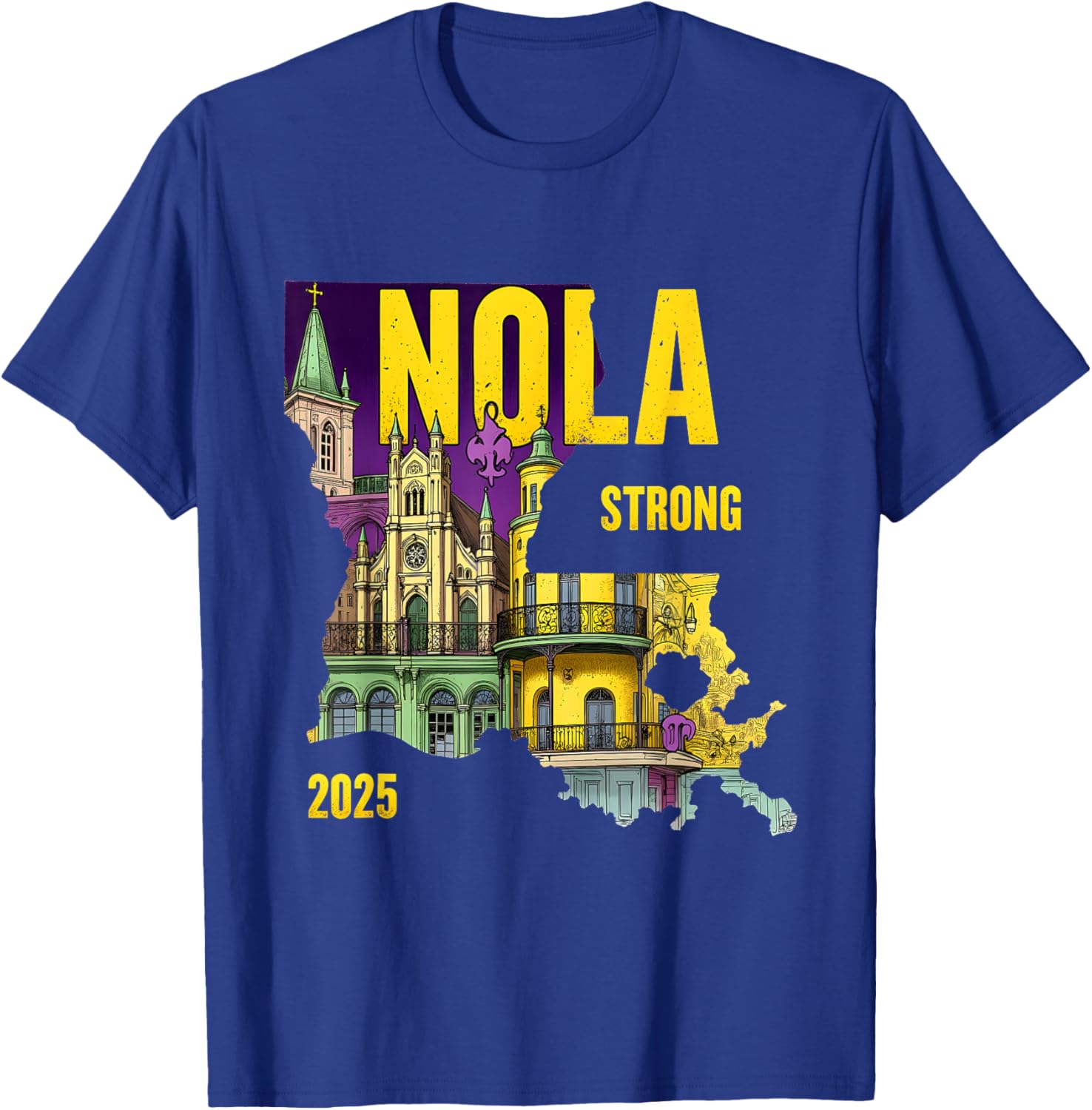 New Orleans Traveling Lovers Costume T-Shirt We Stand NOLA Strong - 21
