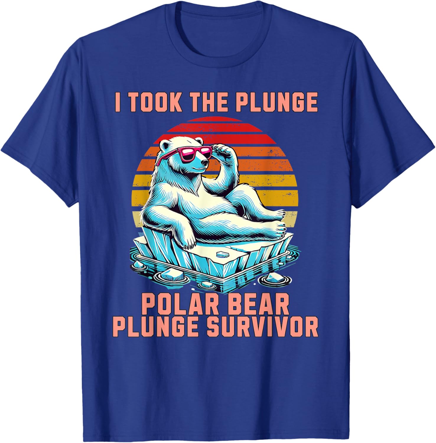 Polar Bear Plunge Survivor 2025 Fun Winter Adventure T-Shirt for Adventurers - 26