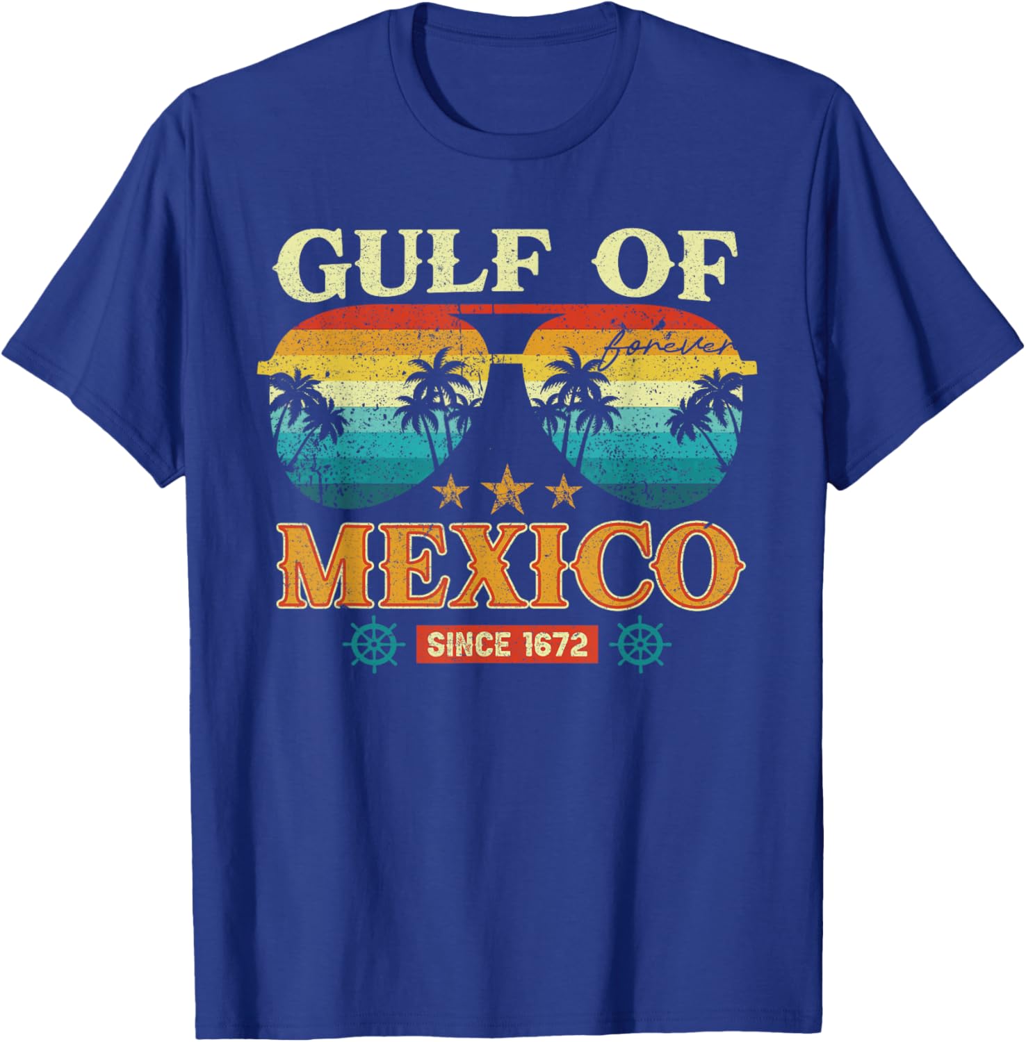 Gulf of Mexico Vintage T-Shirt Retro Style Clothing for Beach Lovers - 24