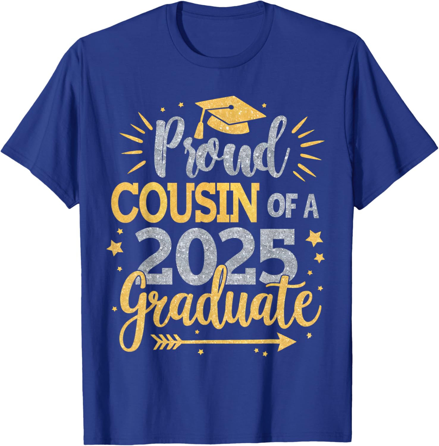 Proud Cousin of Class of 2025 Graduate T-Shirt for Seniors - 3