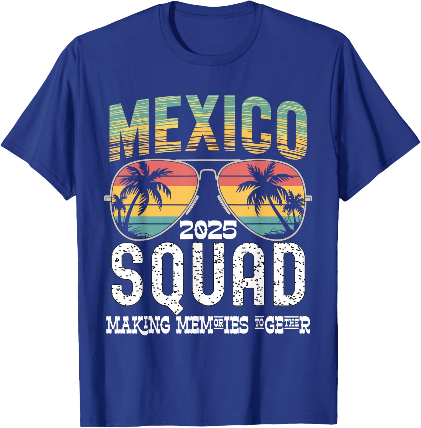 Mexico 2025 Squad Family Vacation Matching T-Shirt Tropical Vibes - 3