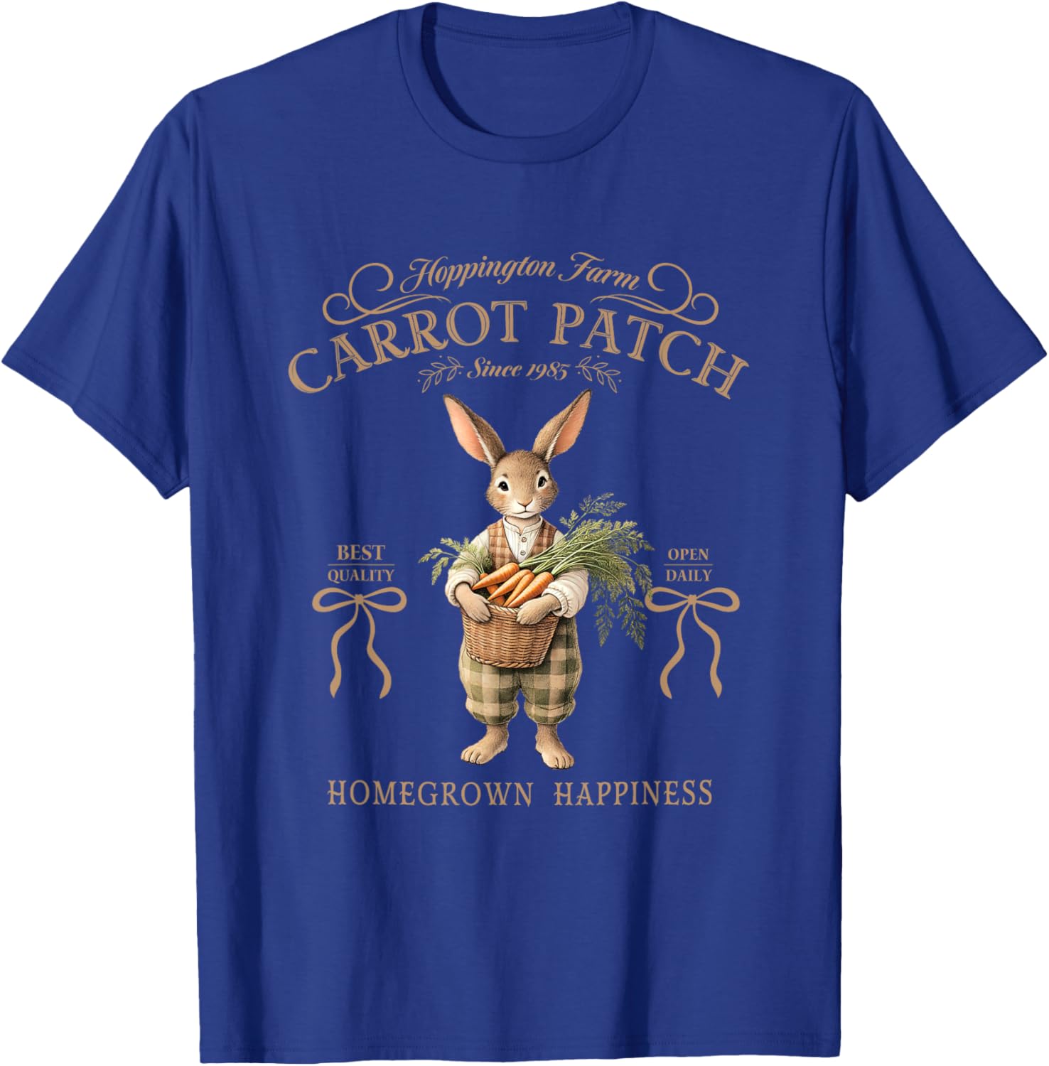 Hoppington Farm Carrot Patch Happy T-Shirt for Garden Lovers - 26