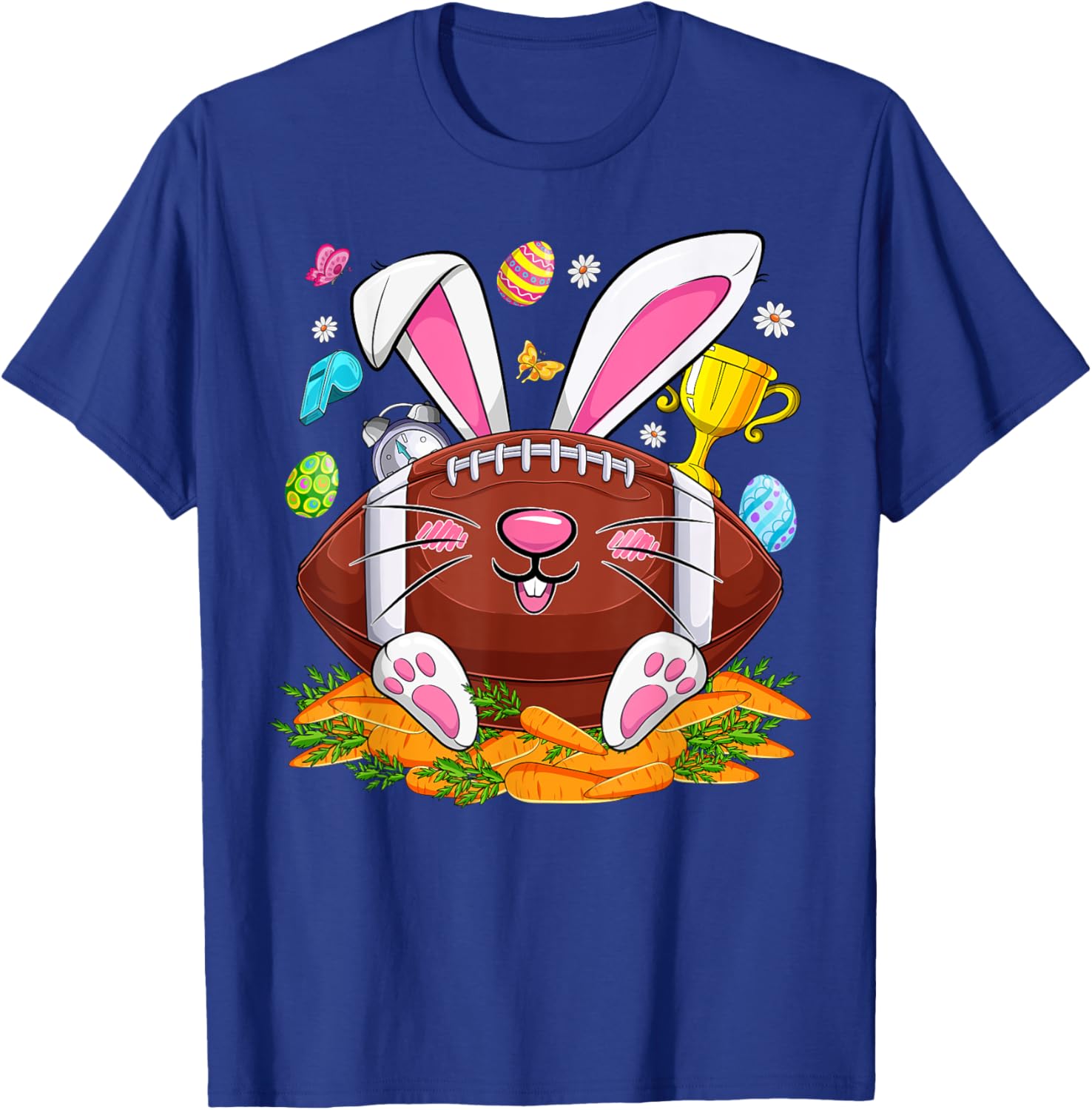 Funny Bunny Face Eggs T-Shirt for Men and Boys - Happy Easter Day Apparel - 29