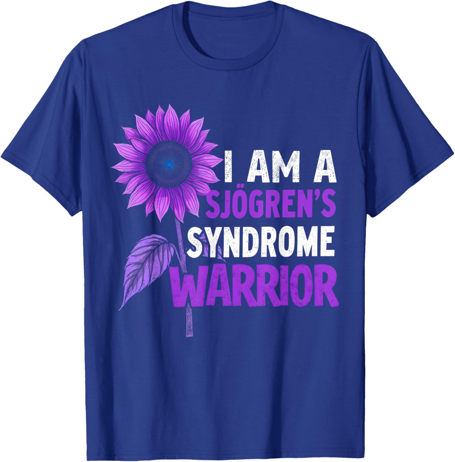 Sjögren's Syndrome Awareness Sunflower Warrior T-Shirt for Support - 9