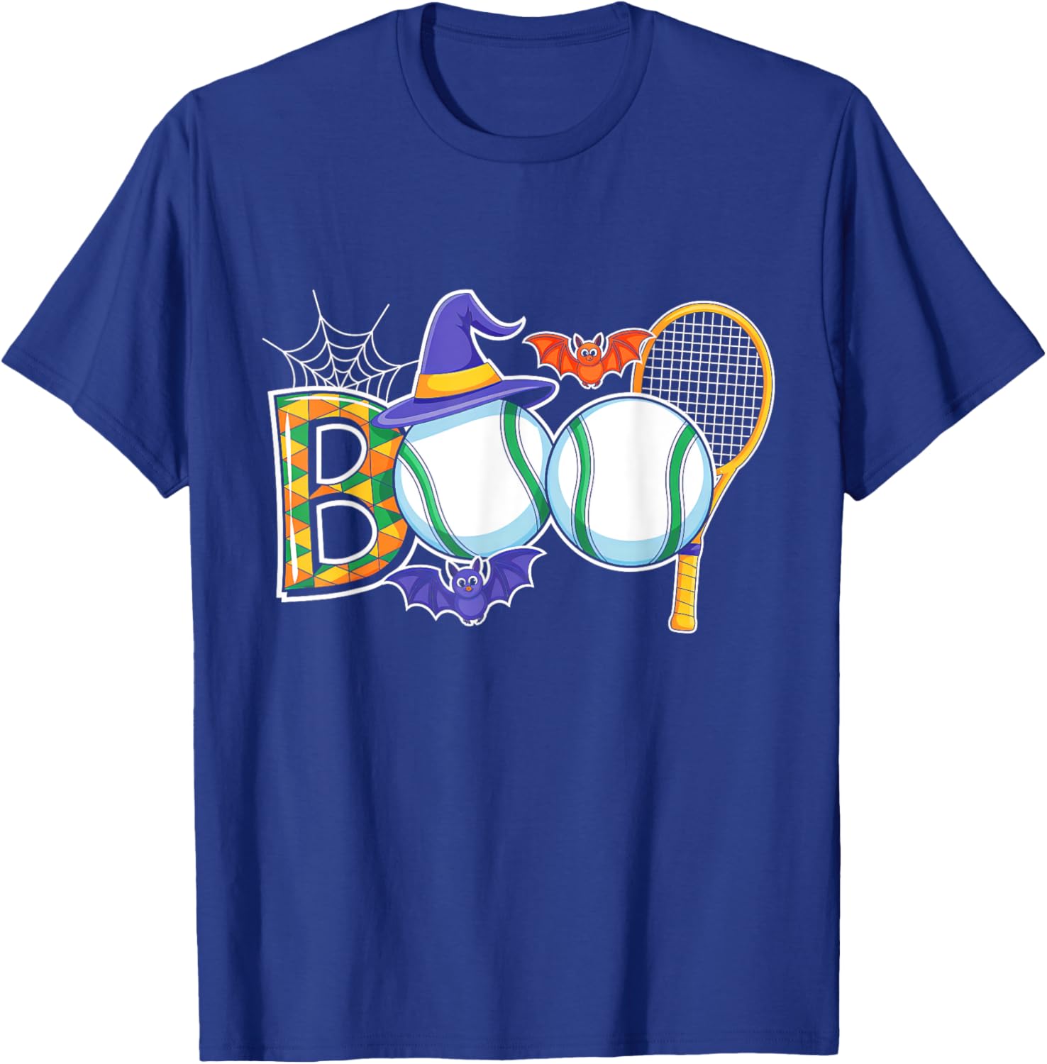 Creepy Pumpkin Tennis Lover T-Shirt for Halloween Fun and Sports Spirit - 10