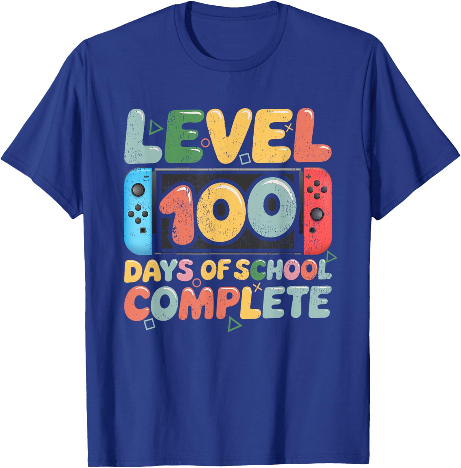 Level 100 Days of School Complete Video Game Kids T-Shirt for Fun Learning - 11