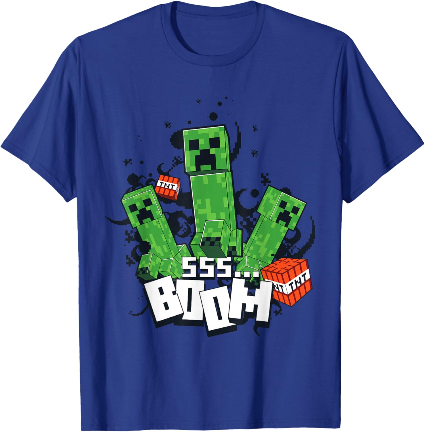 Minecraft Creeper Explosion Boom T-Shirt Fun Gamer Apparel for Everyone - 7