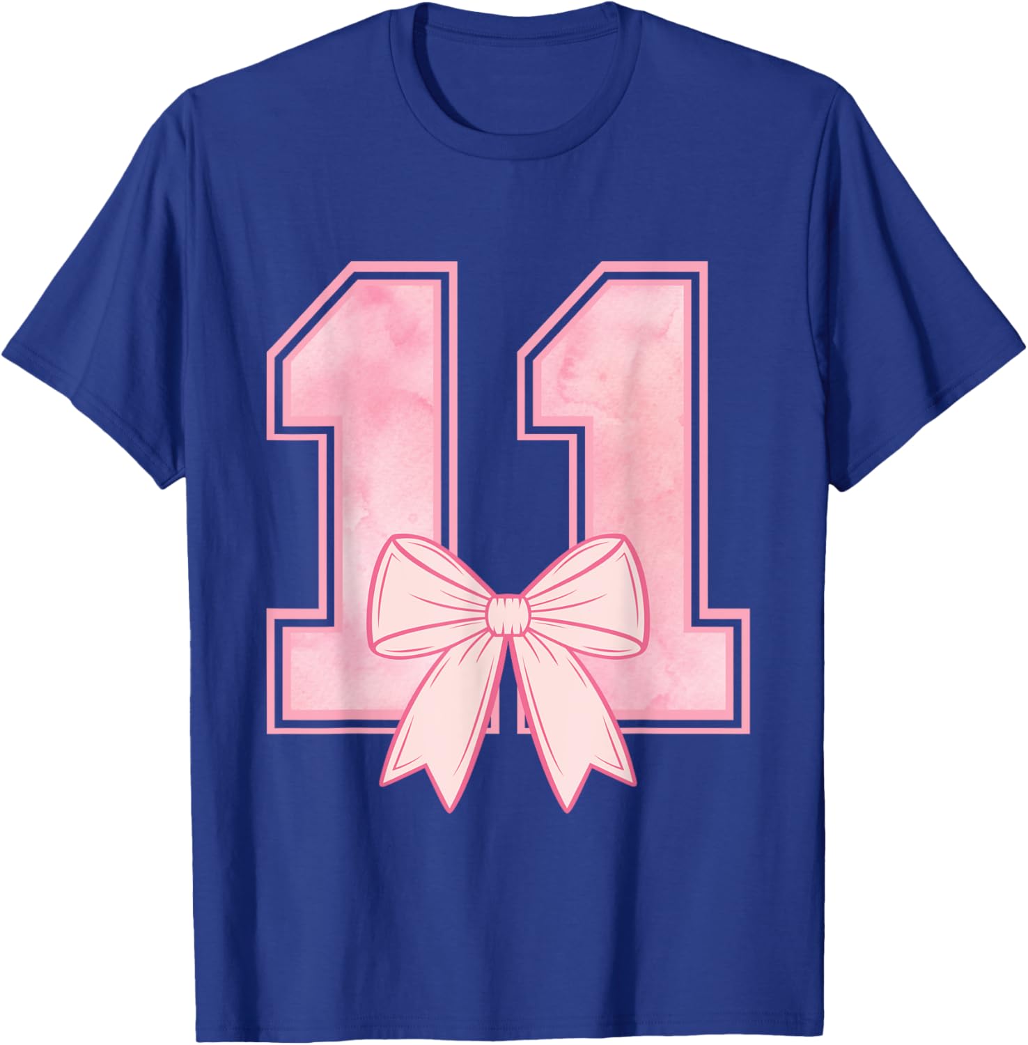 Cute Birthday Girl Pink Coquette Bow T-Shirt for 11 Year Olds - 4