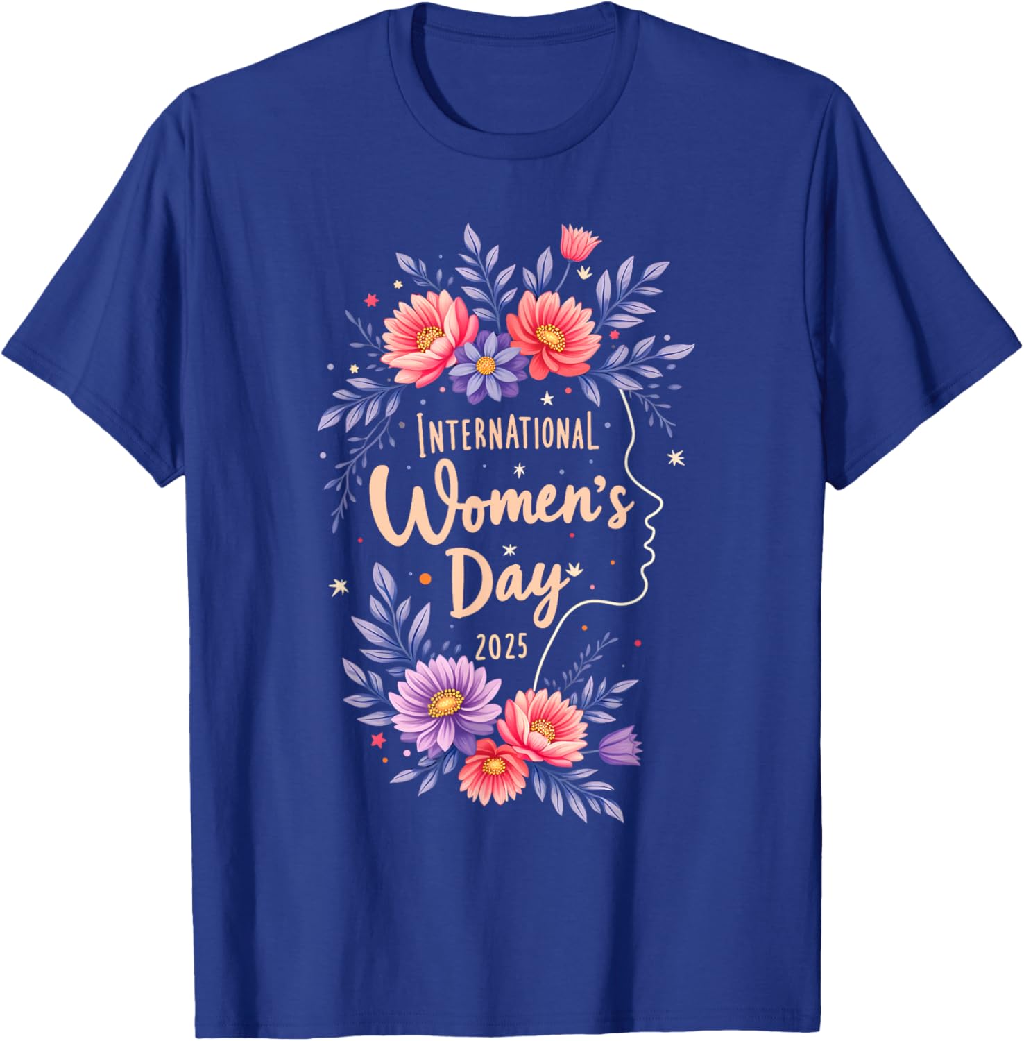 Floral Women's Day T-Shirt 2025 Celebrate International Women's Day 8 March - 4