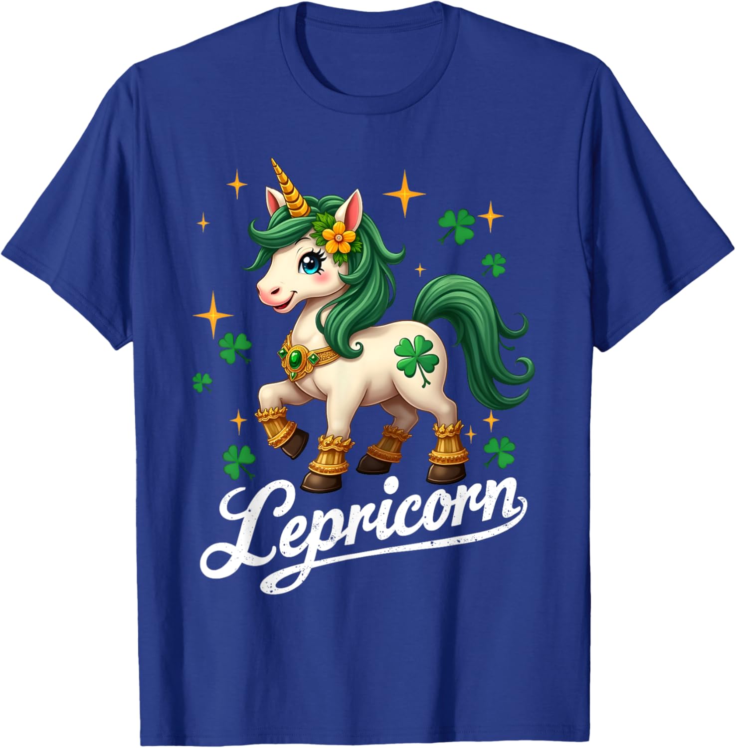 Cute St Patricks Day Unicorn T-Shirt for Girls - St Patty's Style - 7