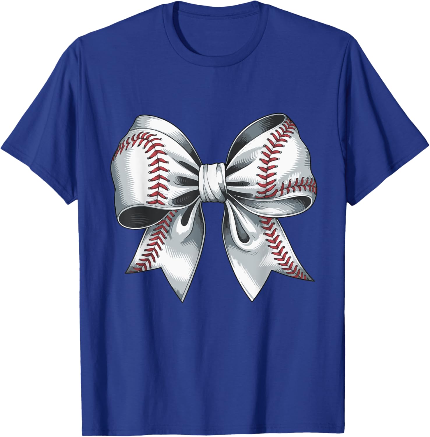 Cute Baseball Bow T-Shirt for Moms - Perfect Gift for Baseball Moms - 16