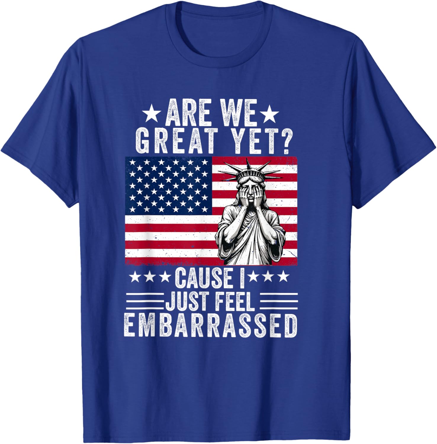 Fun Are We Great Yet Democrat T-Shirt for Casual Wear and Gifts - 1