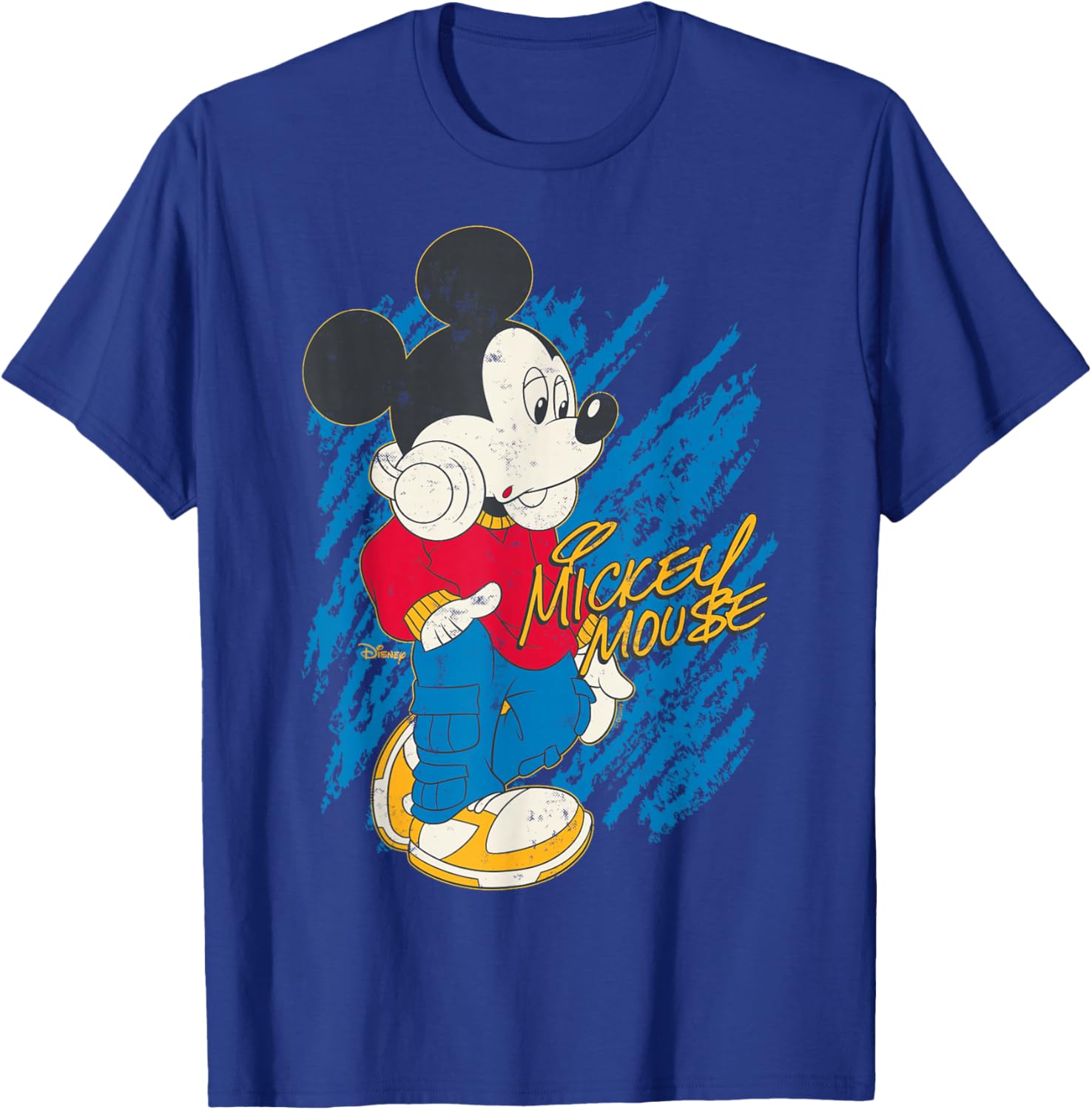 Mickey Mouse Laid Back T-Shirt with Headphones for Casual Style - 15