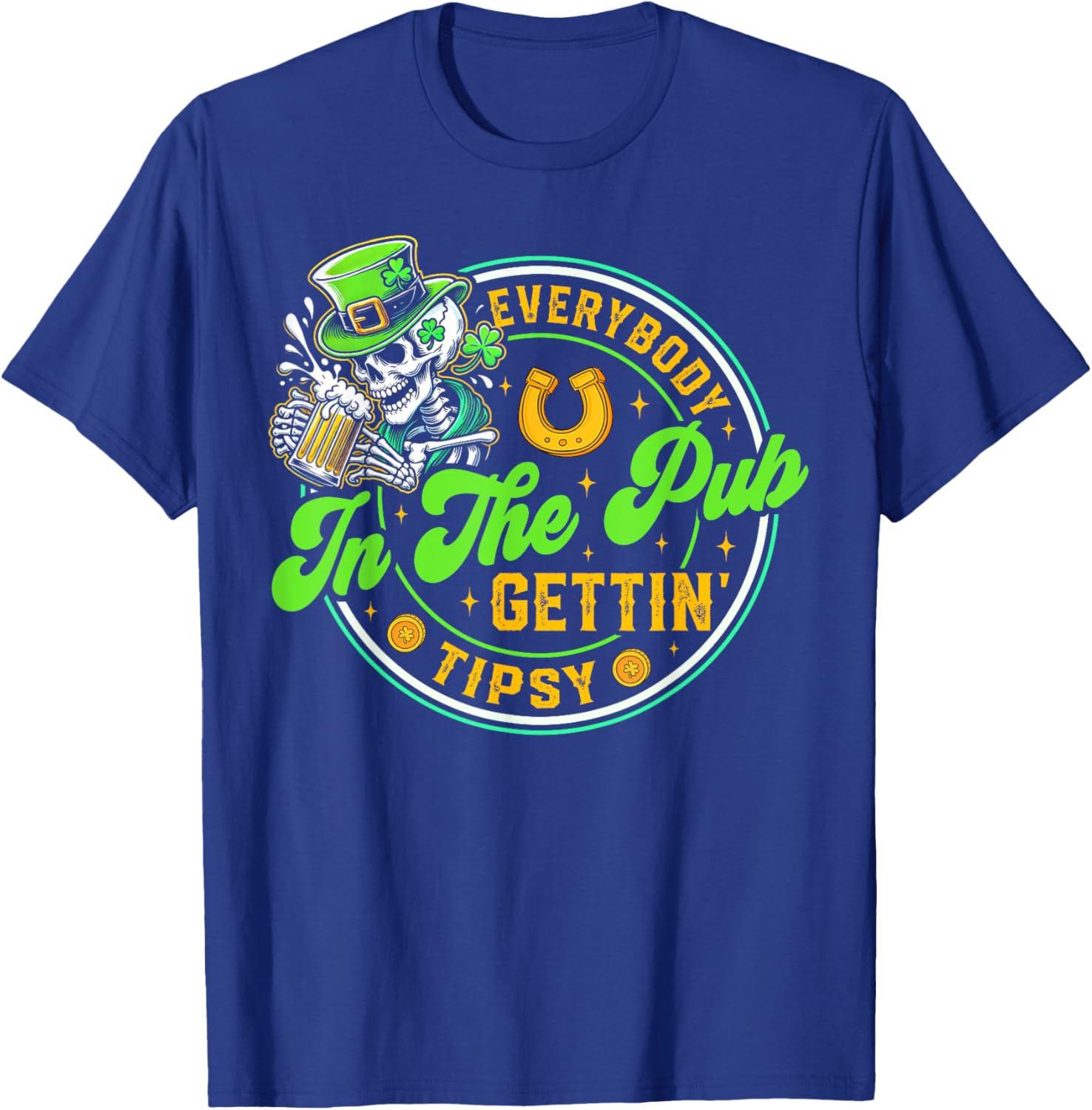 Tipsy in the Pub St Patricks Day T-Shirt for Men and Women - 6