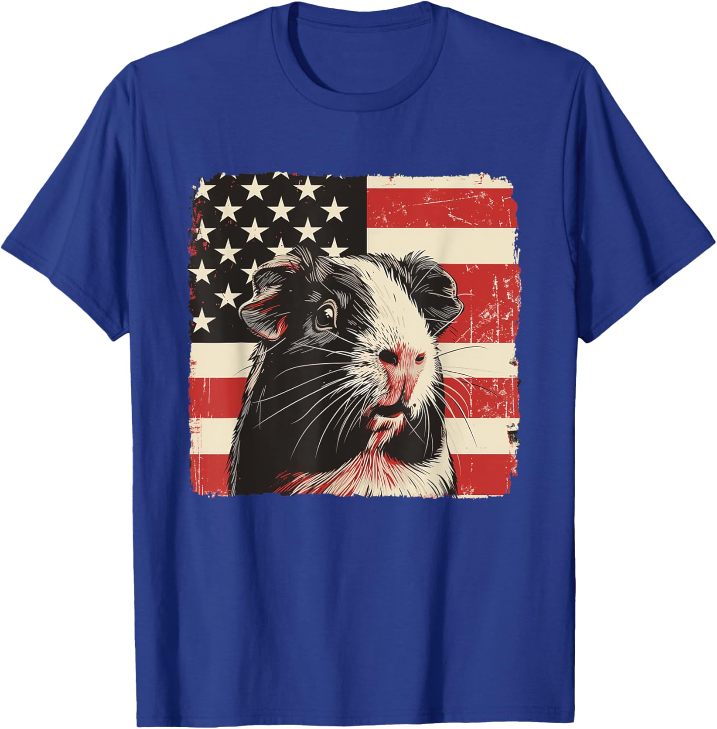 Patriotic Guinea Pig 4th of July T-Shirt for Boys and Kids - 7